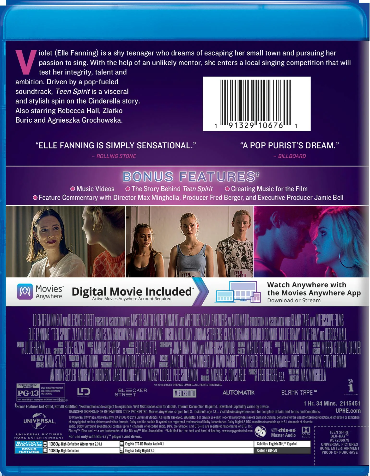 Teen Spirit (Blu-ray + Digital HD) [Blu-ray] - Image 2