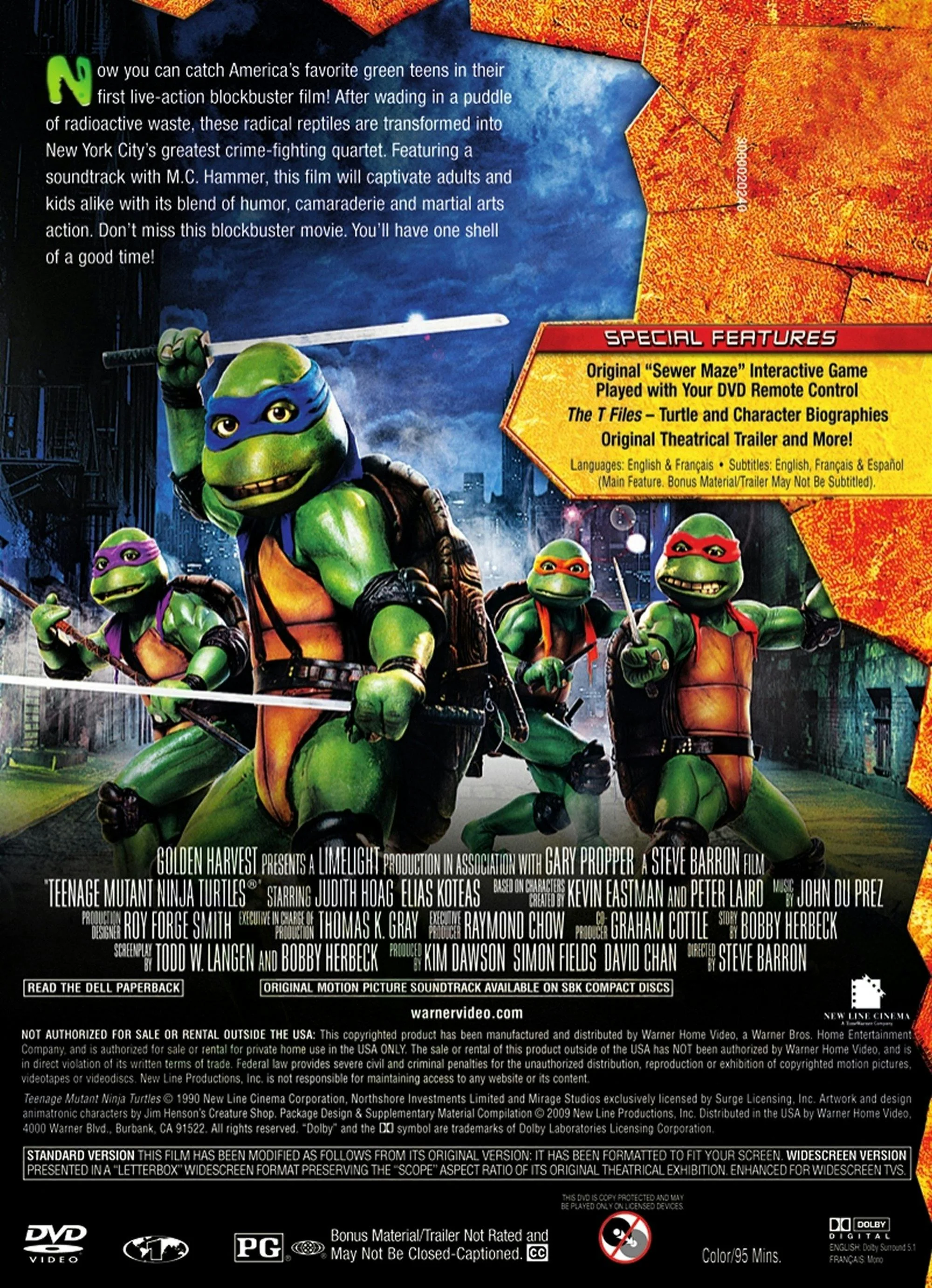 Teenage Mutant Ninja Turtles (25th Anniversary Edition) [DVD] - Image 2