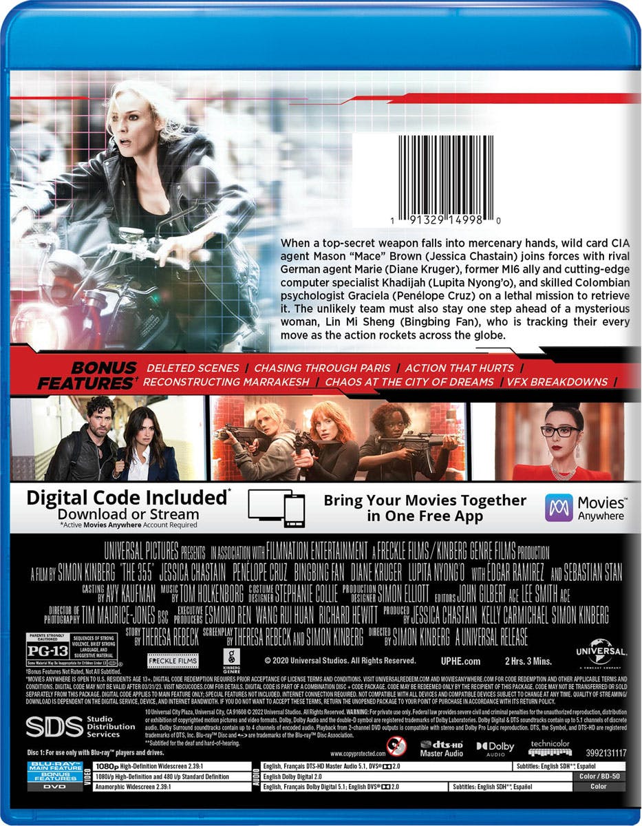 The 355 (with DVD) [Blu-ray] - Image 3