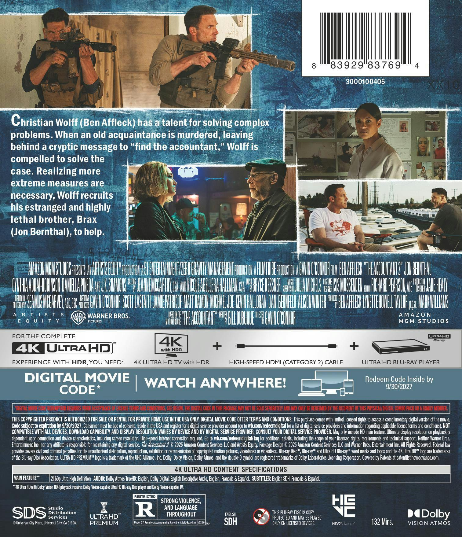 The Accountant 2 (4K Ultra HD + Digital) [UHD] - Image 3
