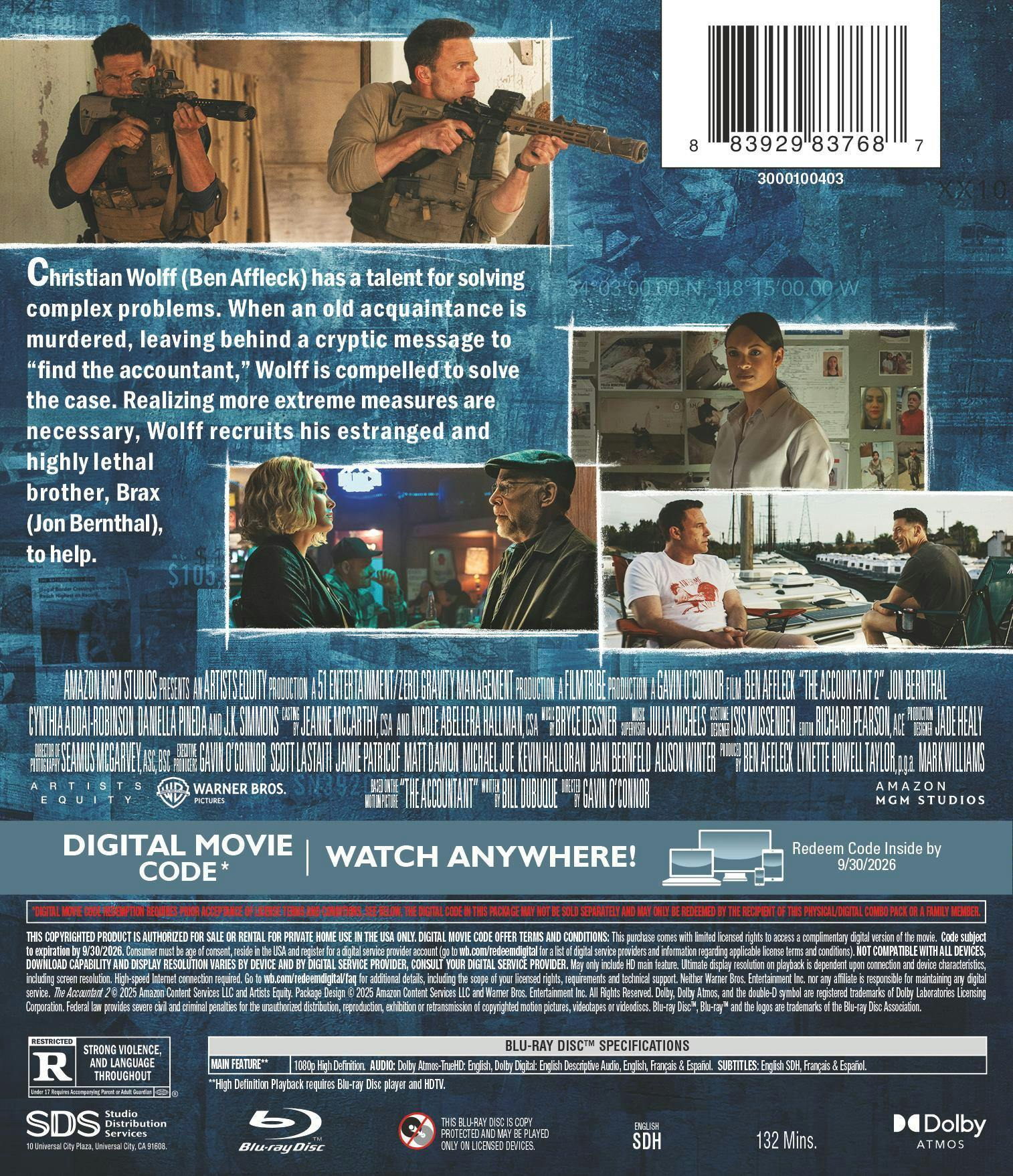 The Accountant 2 (Blu-ray + Digital) [Blu-ray] - Image 3