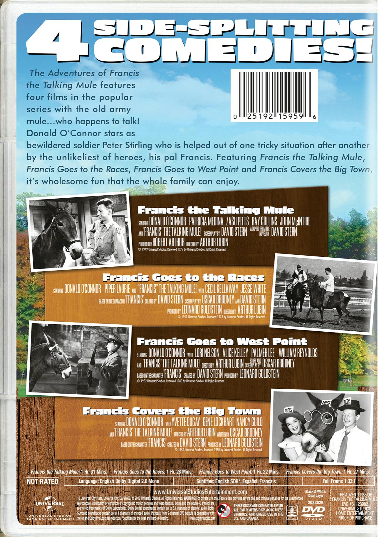 The Adventures of Francis the Talking Mule [DVD] - Image 2