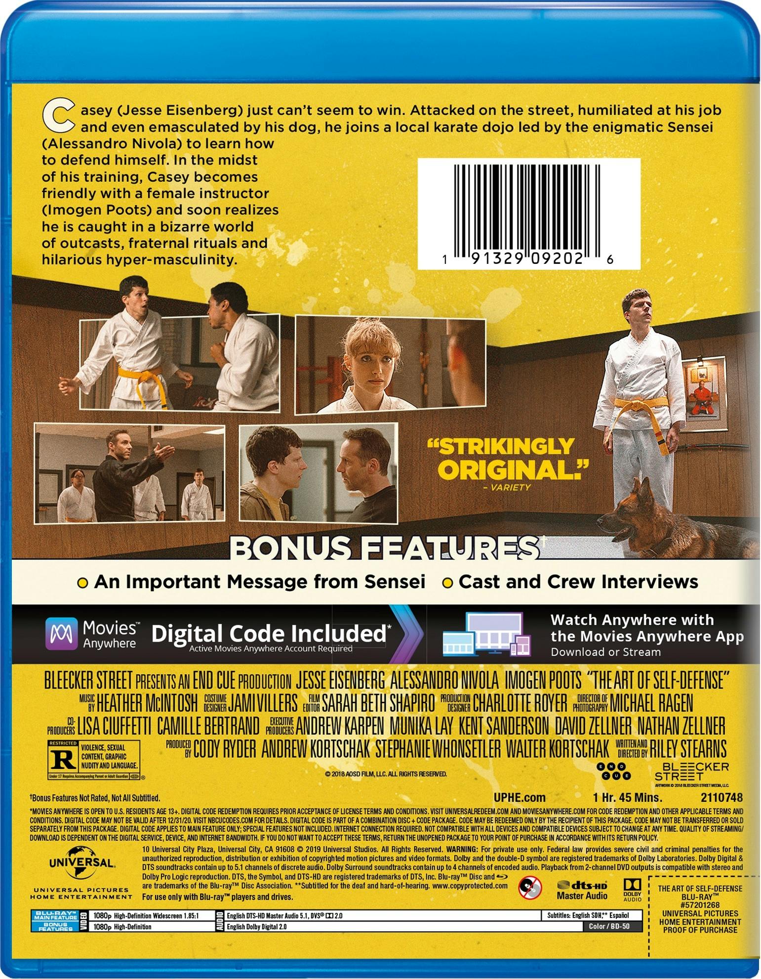 The Art of Self-Defense (Blu-ray + Digital HD) [Blu-ray] - Image 2