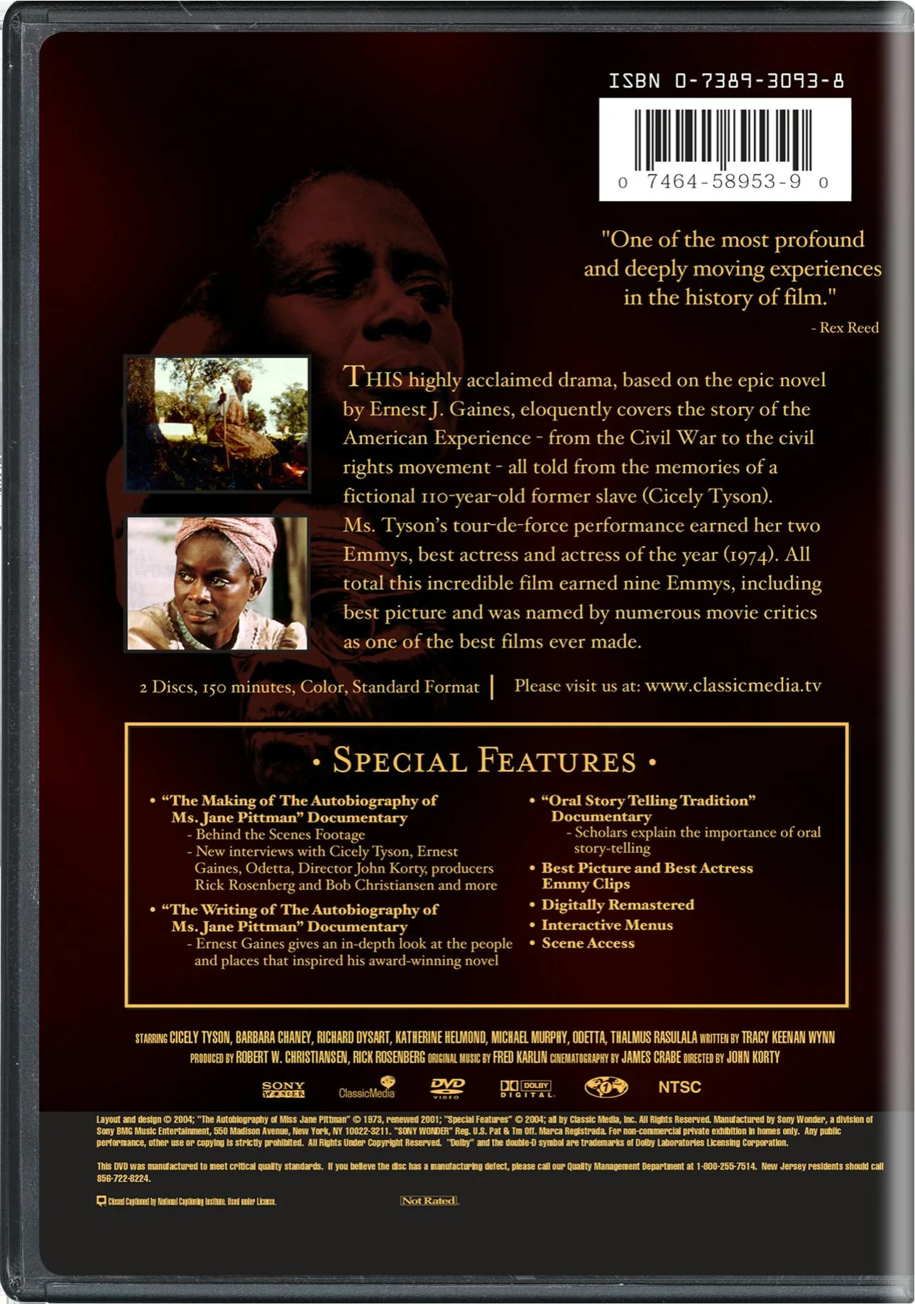 The Autobiography of Miss Jane Pittman (30th Anniversary Edition) [DVD] - Image 2