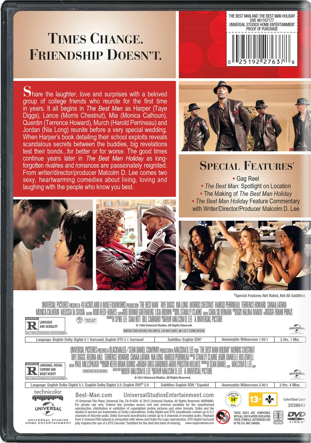 The Best Man/The Best Man Holiday (DVD Double Feature) [DVD] - Image 2