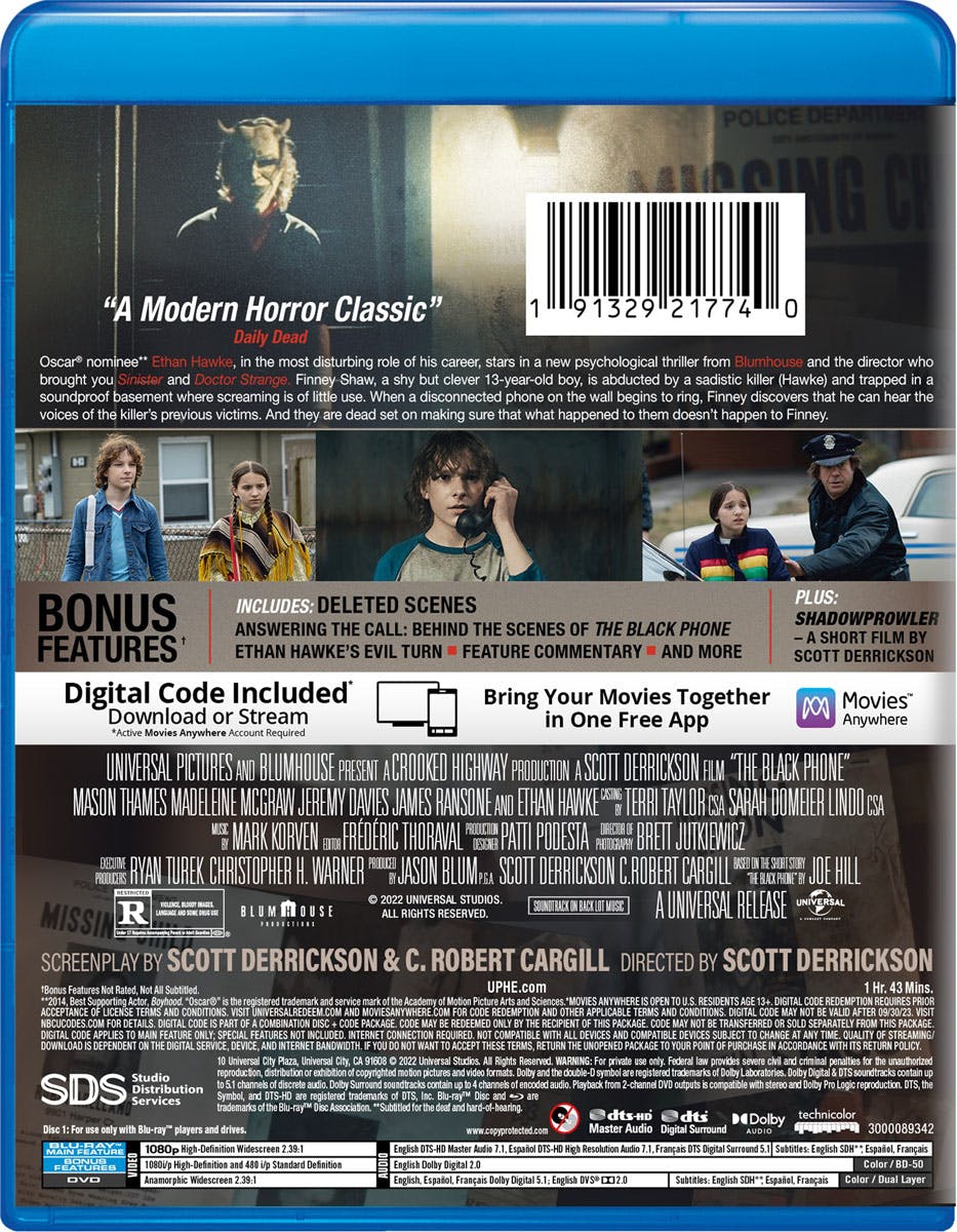 The Black Phone (with DVD) [Blu-ray] - Image 3