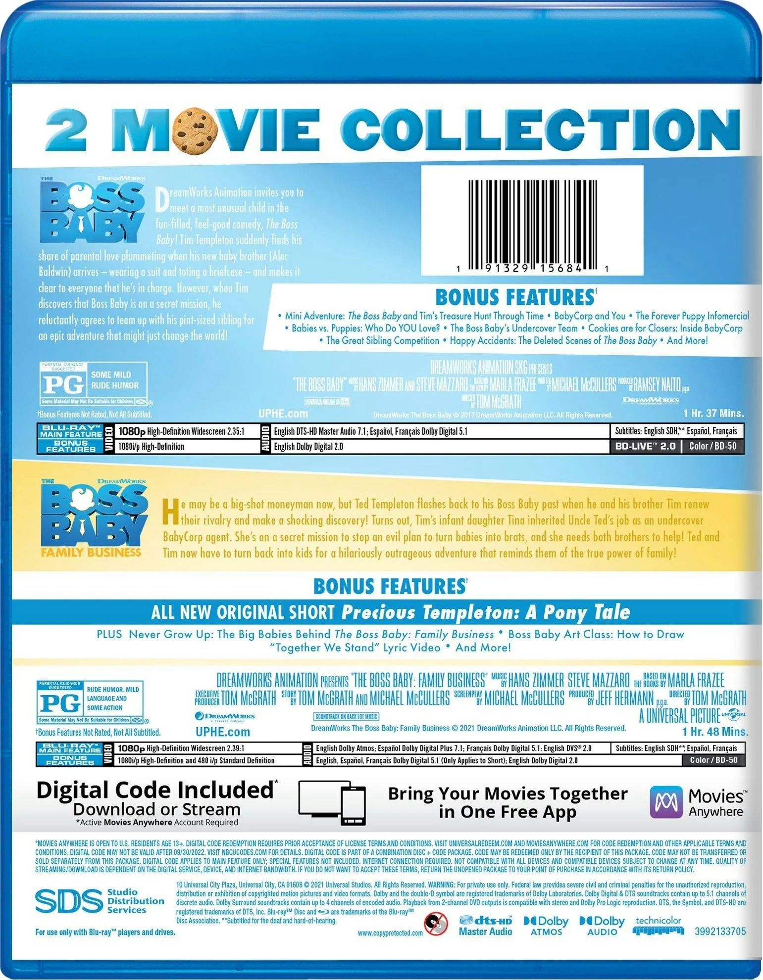 The Boss Baby: 2-movie Collection (Blu-ray Double Feature) [Blu-ray] - Image 3