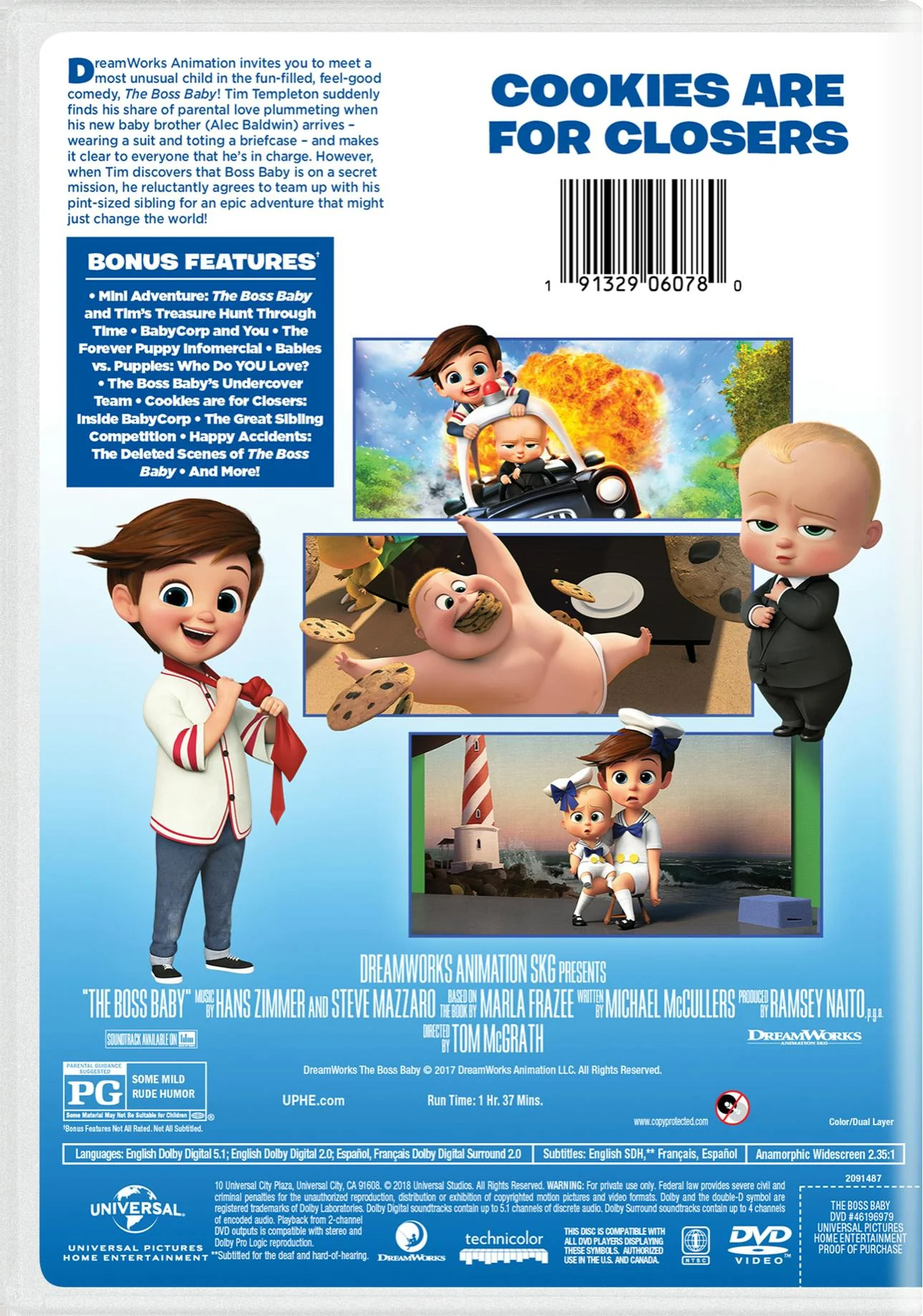 The Boss Baby (2018) (DVD New Box Art) [DVD] - Image 2