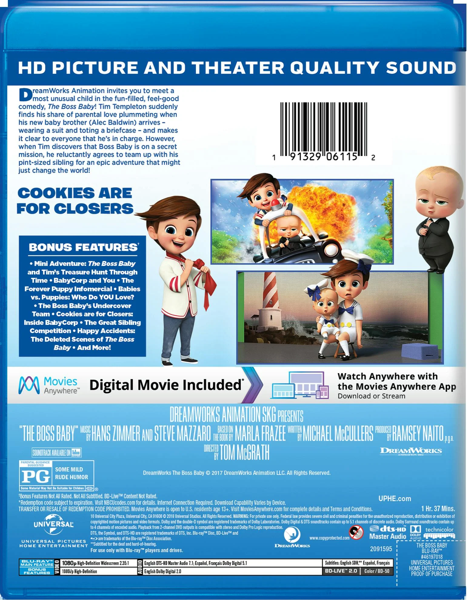 The Boss Baby (Digital) [Blu-ray] - Image 2