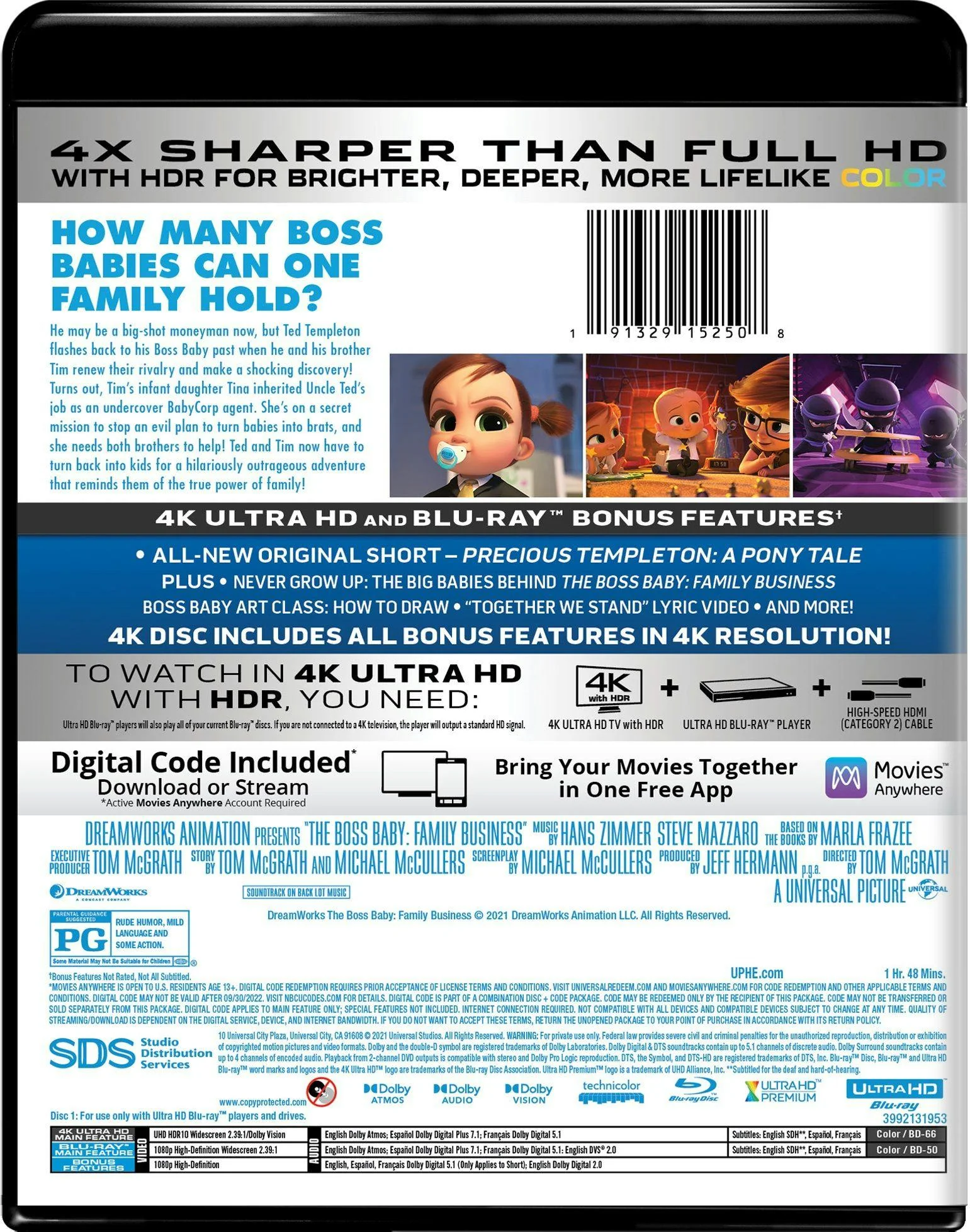 The Boss Baby: Family Business (4K Ultra HD + Blu-ray) [UHD] - Image 3