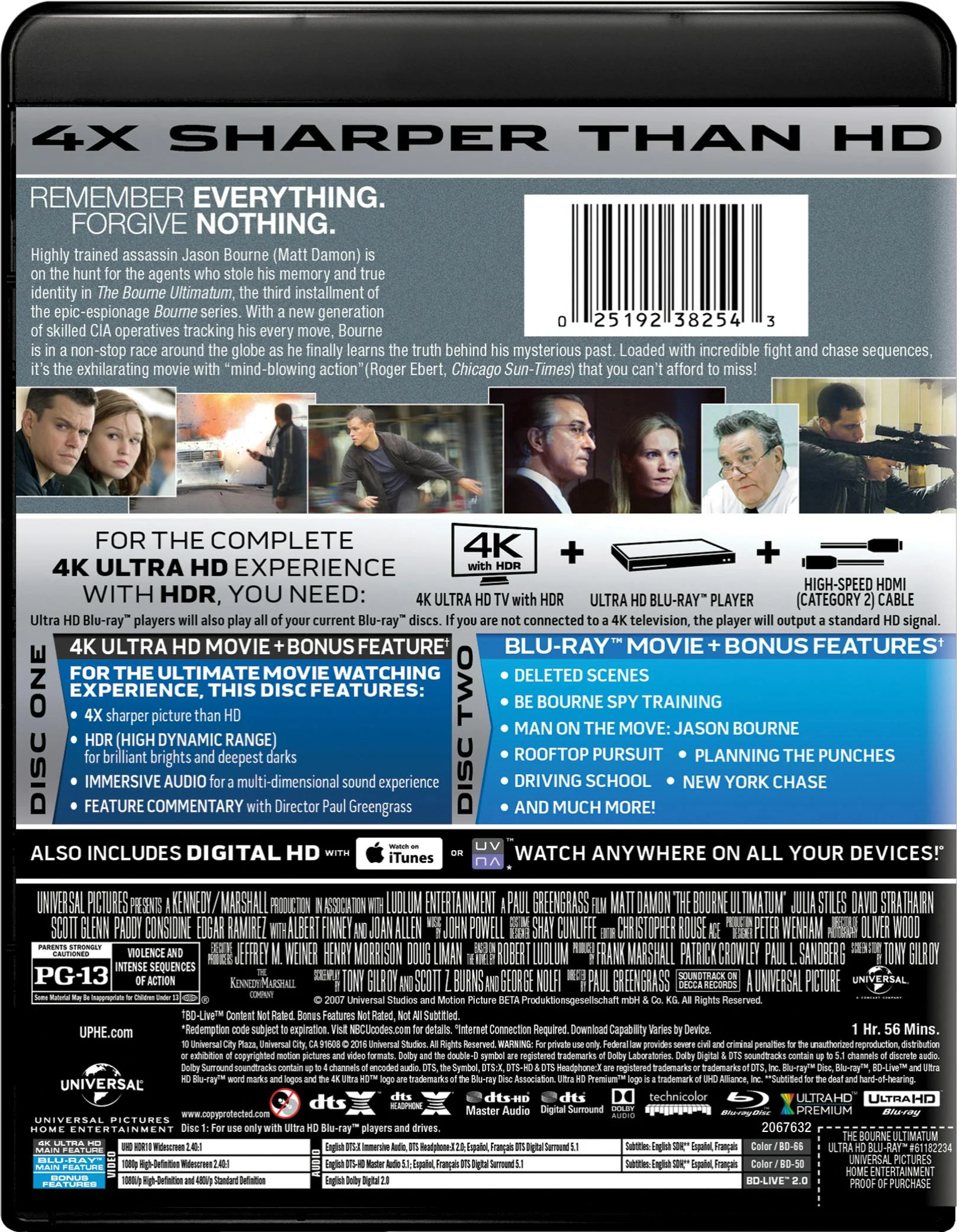 The Bourne Ultimatum (4K Ultra HD) [UHD] - Image 2