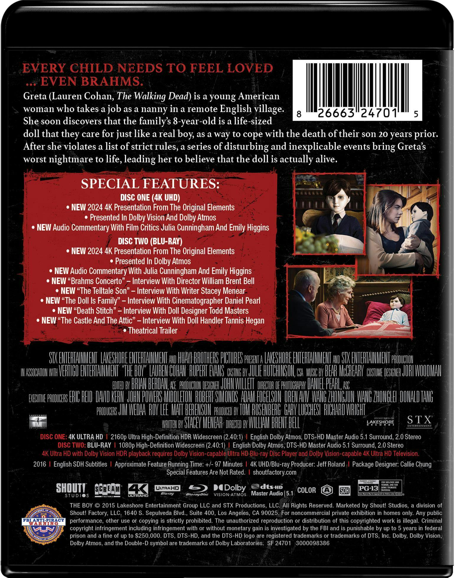 The Boy (2016) - Collector's Edition (4K Ultra HD + Blu-ray) [UHD] - Image 3