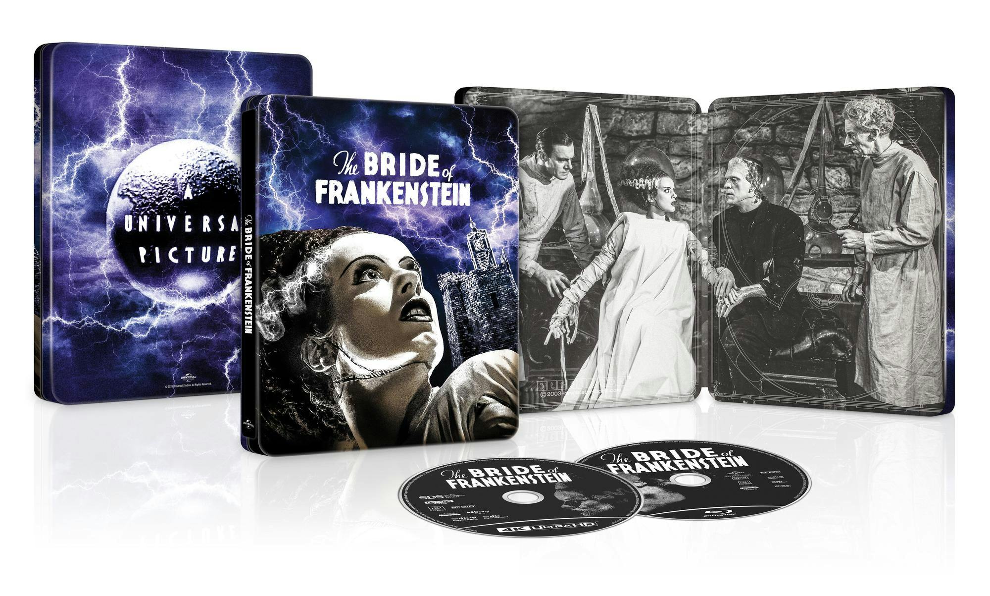 The Bride of Frankenstein - 90th Anniversary Limited Edition Steelbook 4K Ultra HD + Blu-ray + Digital (Limited Edition 4K Ultra HD Steelbook + Blu-ray + Digital) [UHD]