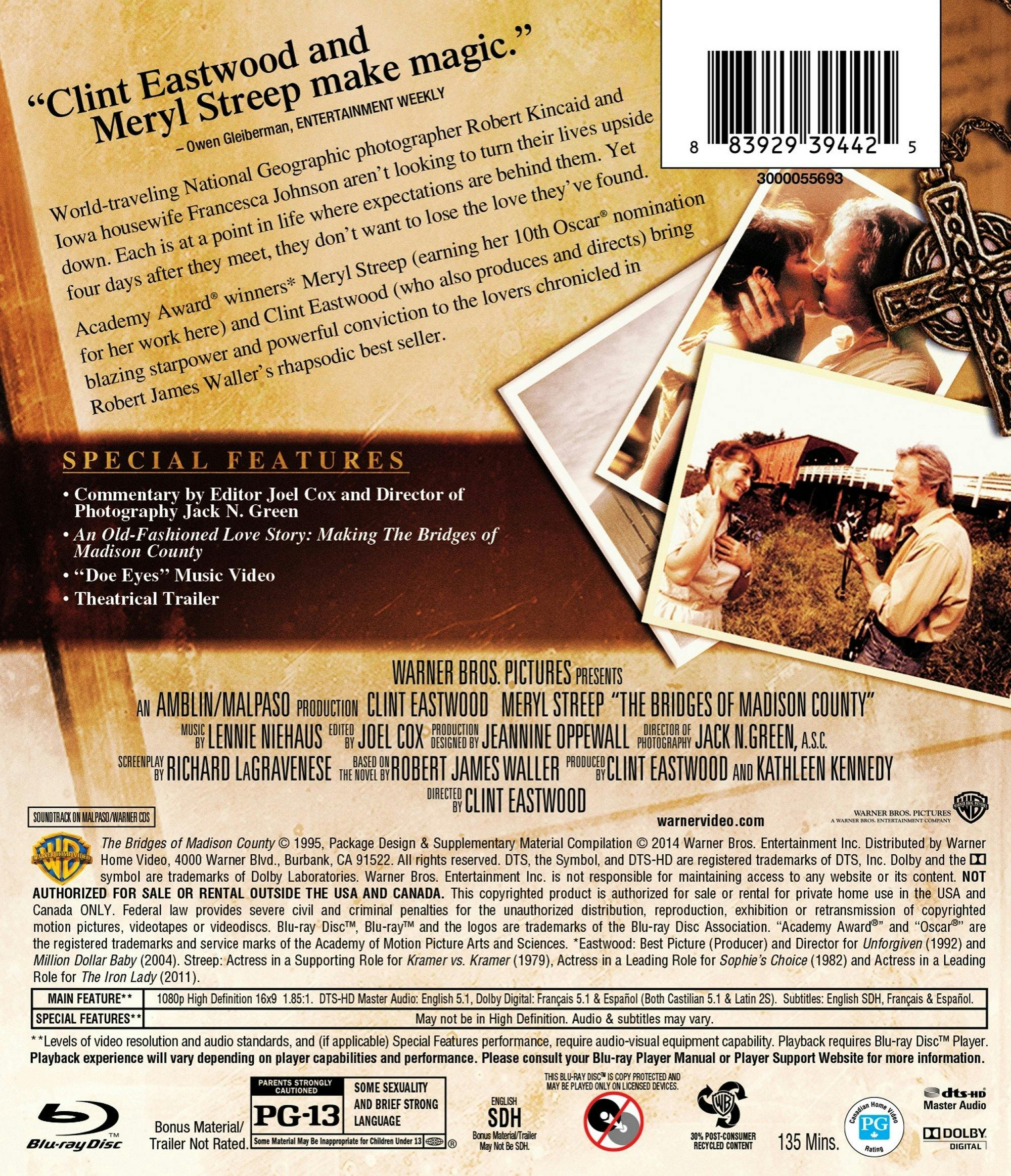 The Bridges of Madison County [Blu-ray] - Image 2