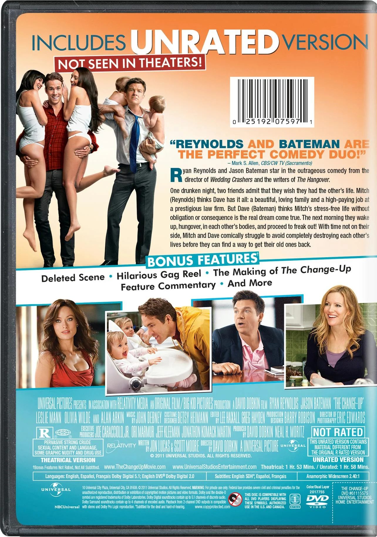 The Change-up [DVD] - Image 2