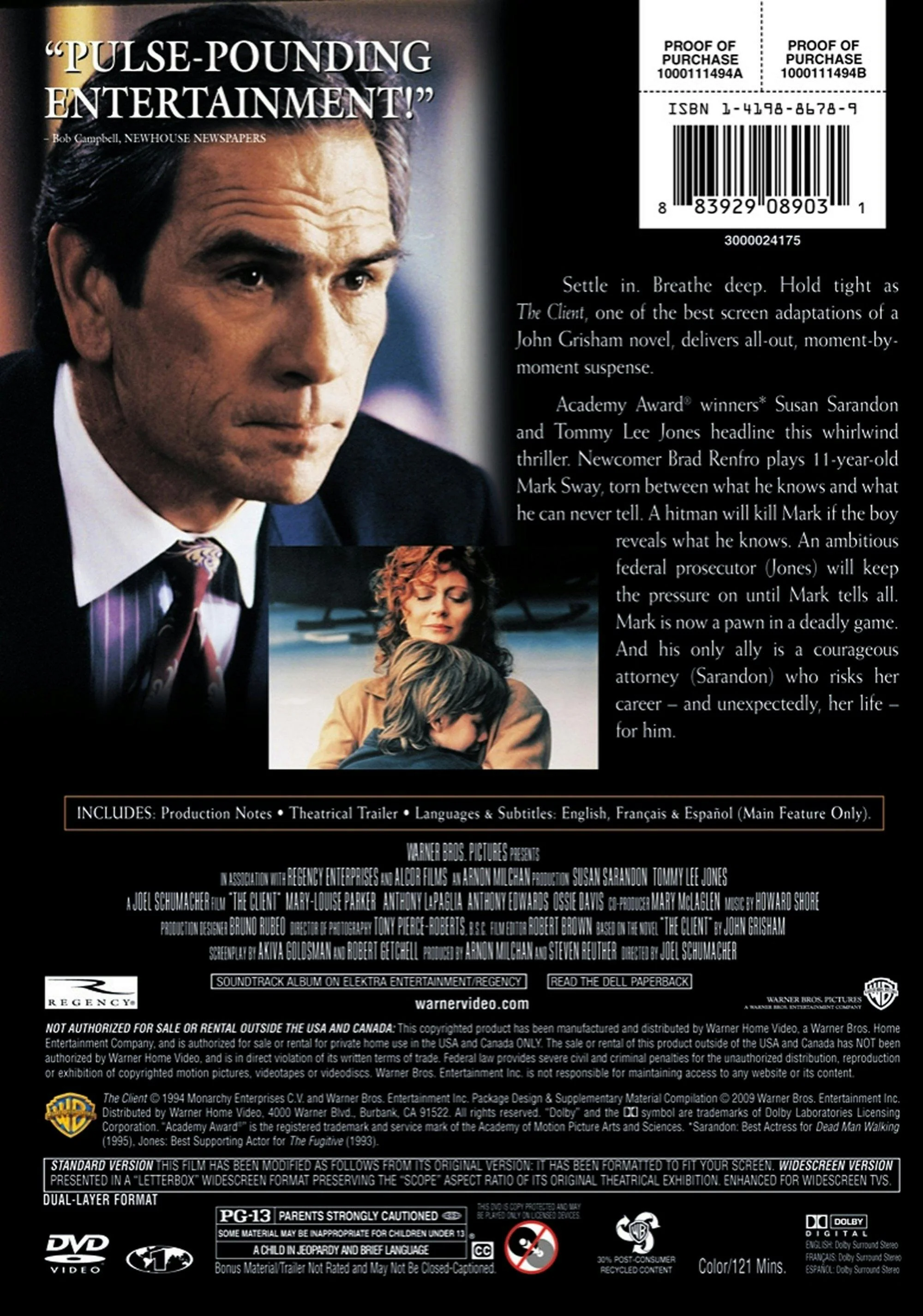 The Client (DVD New Packaging) [DVD] - Image 2