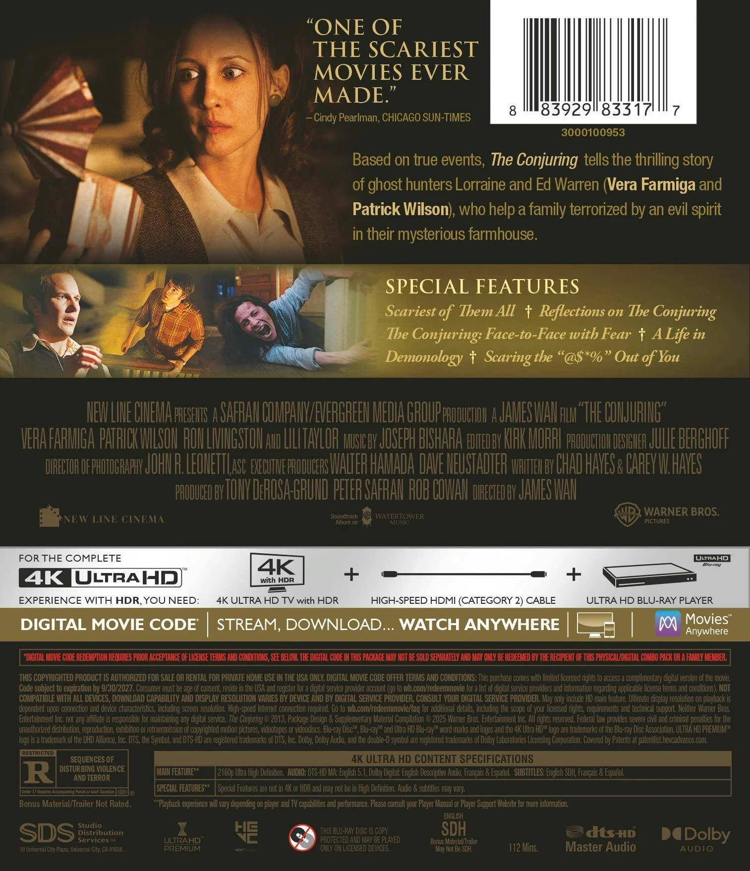The Conjuring (Includes Digital) [UHD] - Image 3