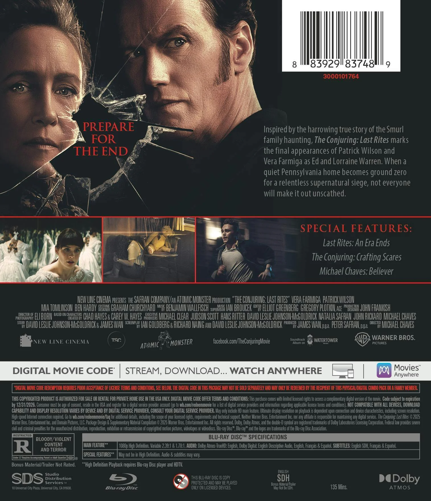 Conjuring, The: Last Rites (Blu-ray + Digital) [Blu-ray] - Image 3