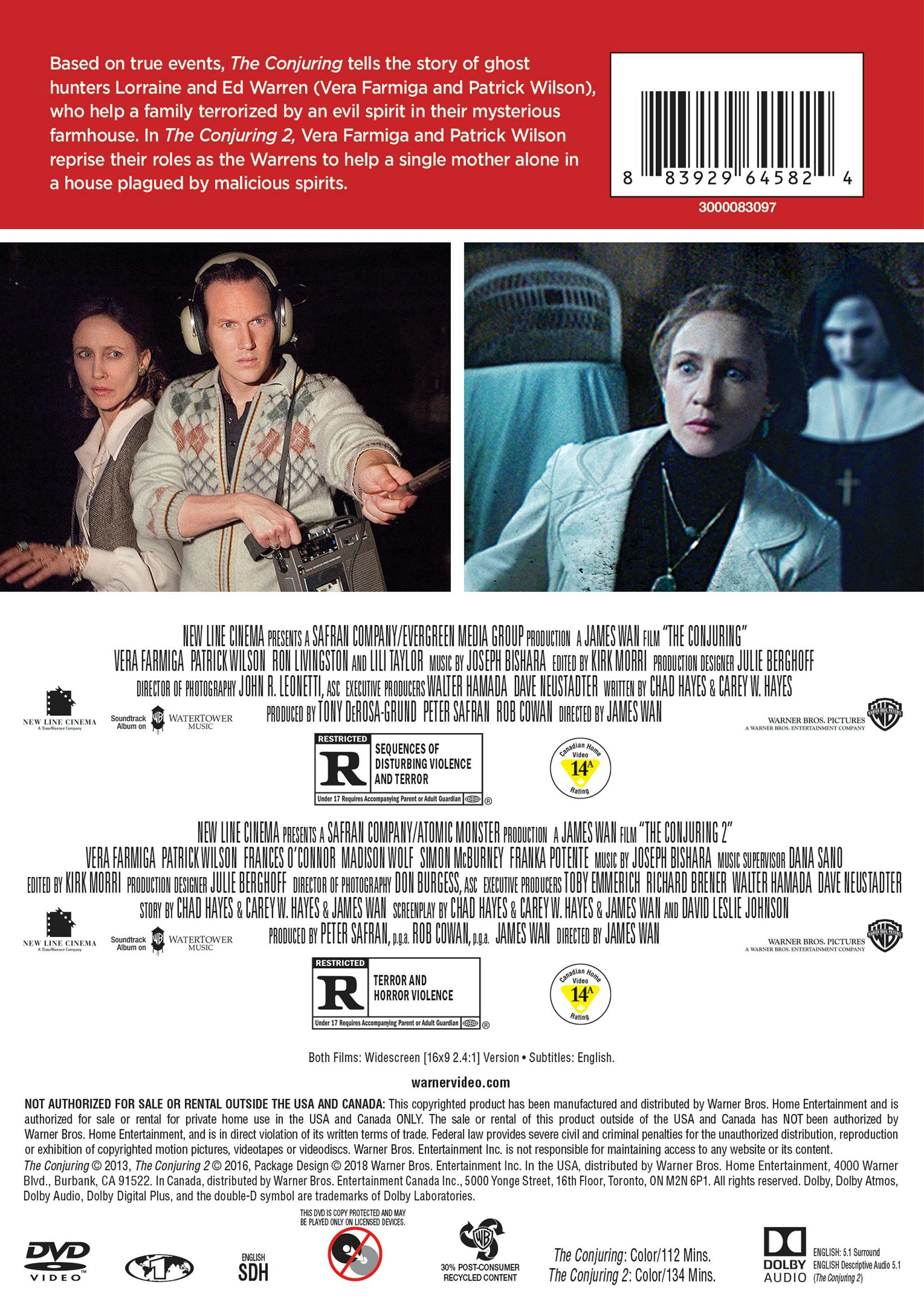 The Conjuring/The Conjuring 2 - The Enfield Case (DVD Double Feature) [DVD] - Image 2