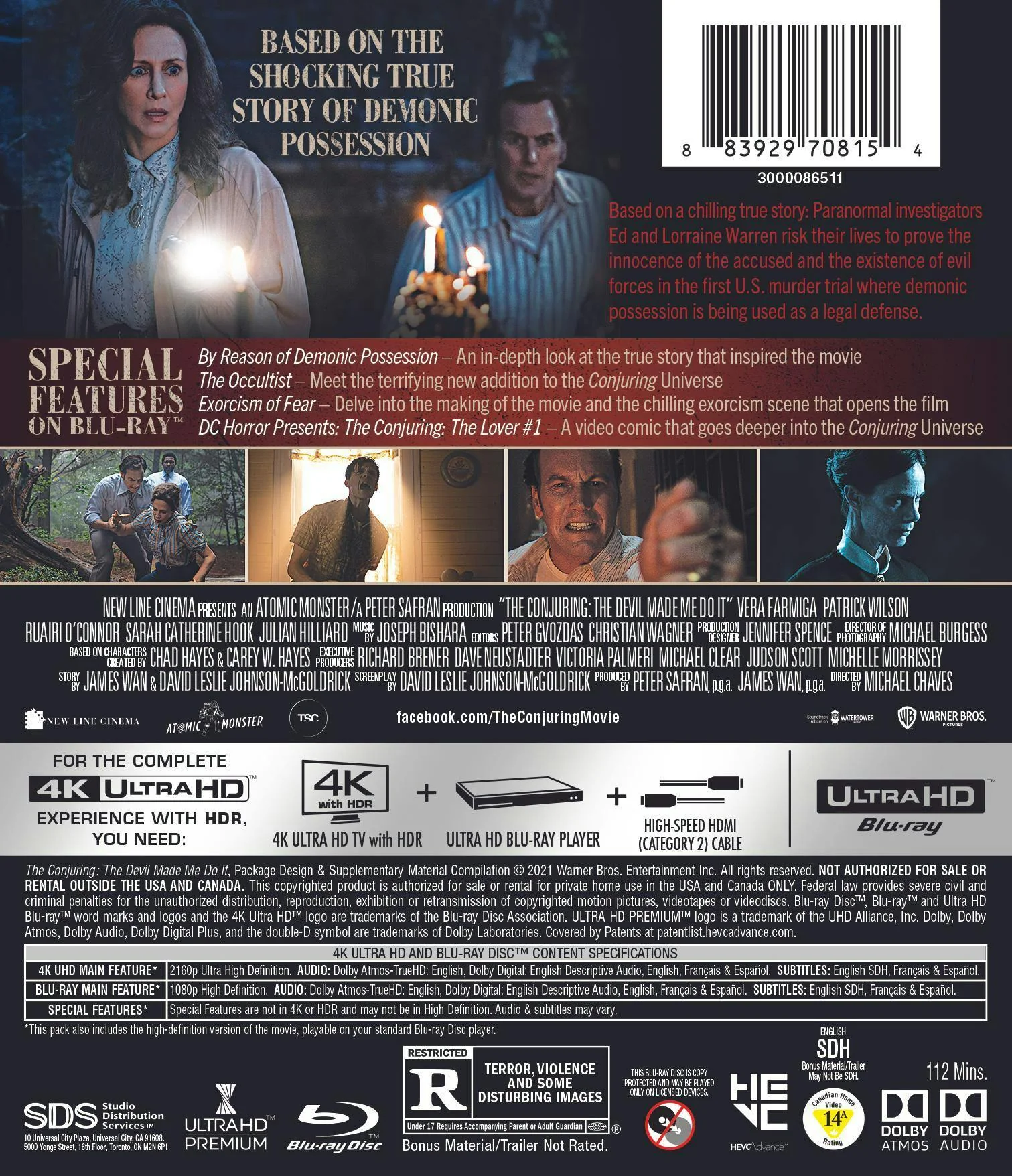 The Conjuring: The Devil Made Me Do It (4K Ultra HD + Blu-ray) [UHD] - Image 3