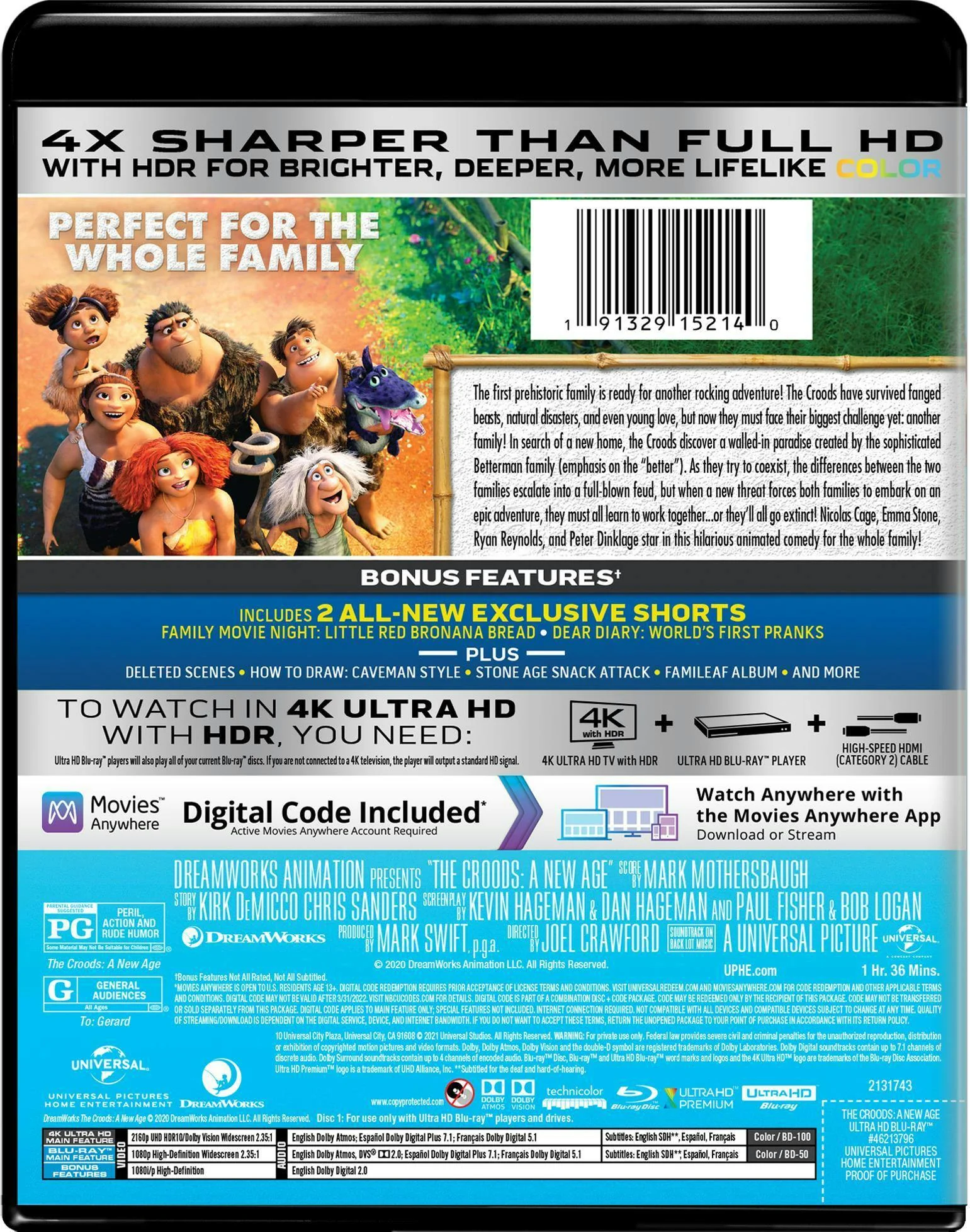 The Croods: A New Age (4K Ultra HD + Blu-ray) [UHD] - Image 2