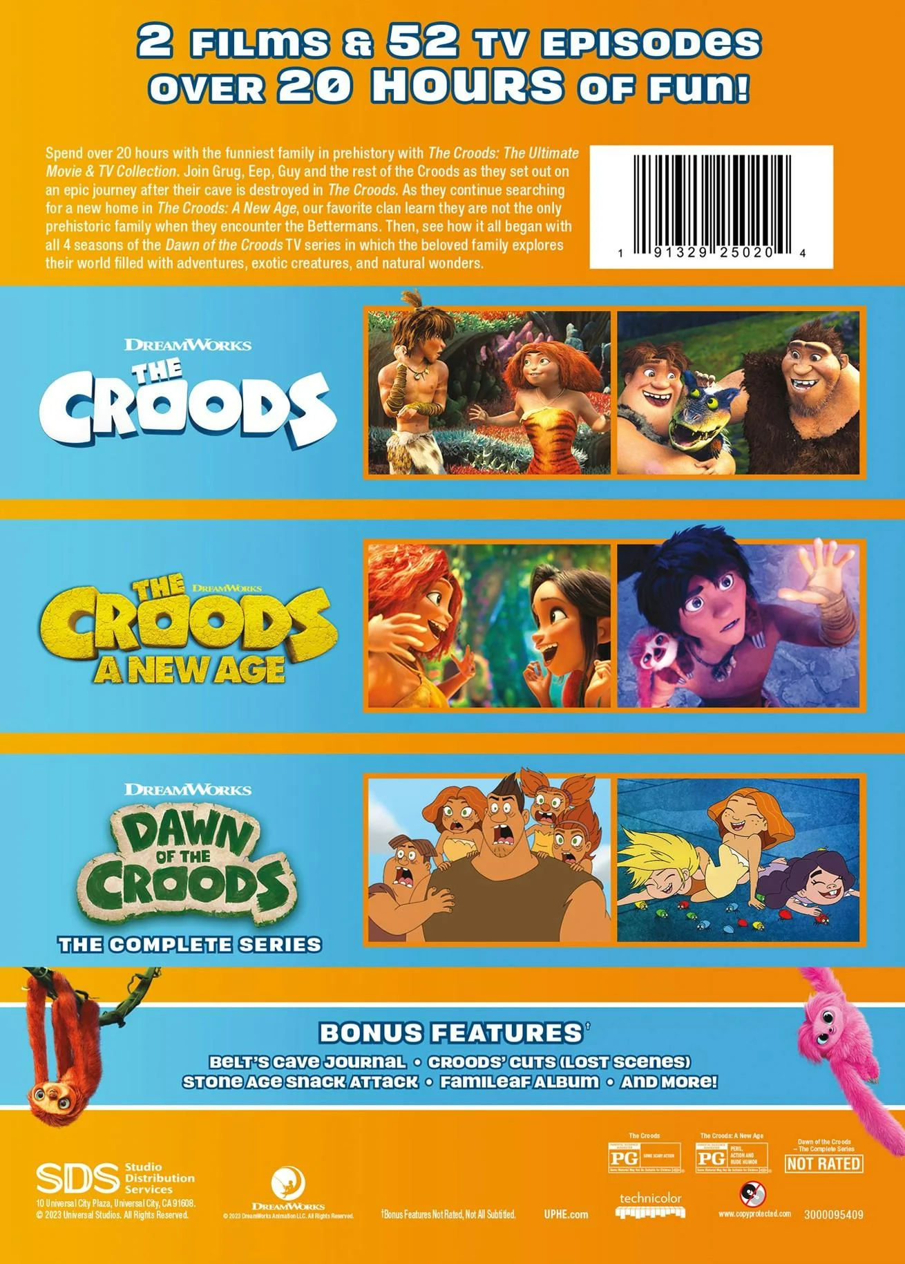 The Croods: Ultimate Movie & TV Collection (Box Set) [DVD] - Image 3
