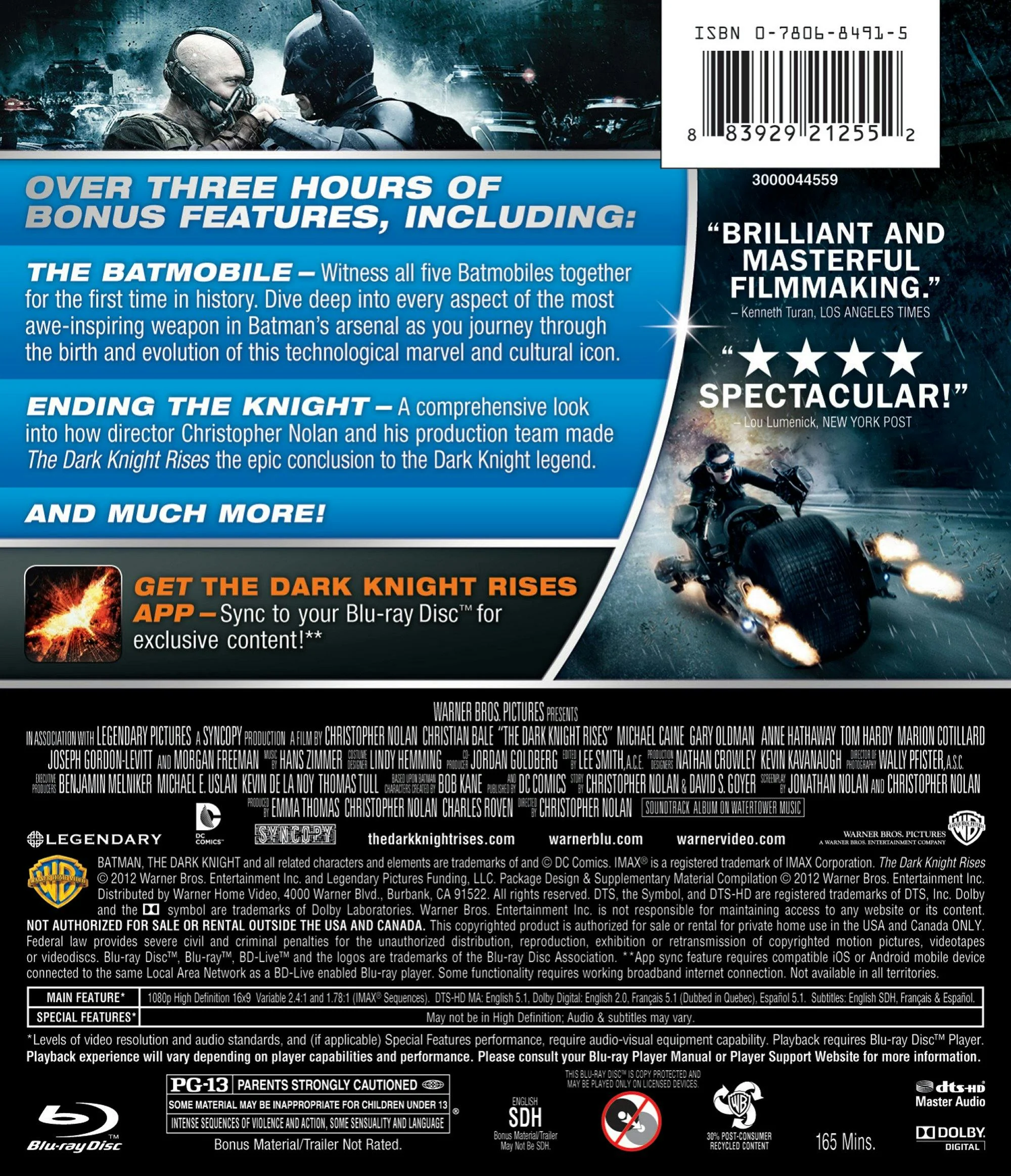 The Dark Knight Rises [Blu-ray] - Image 2
