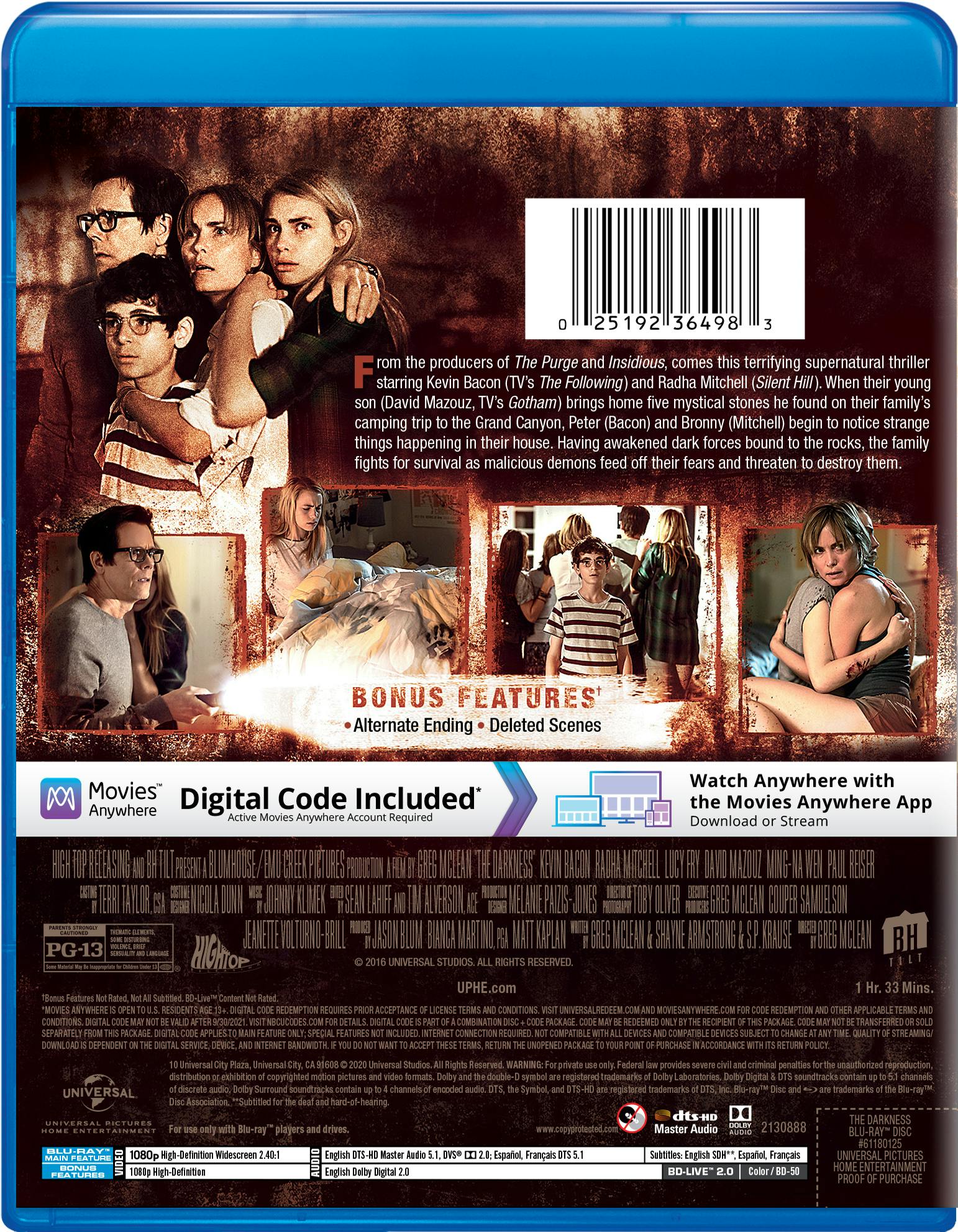 The Darkness (Blu-ray + Digital HD) [Blu-ray] - Image 2