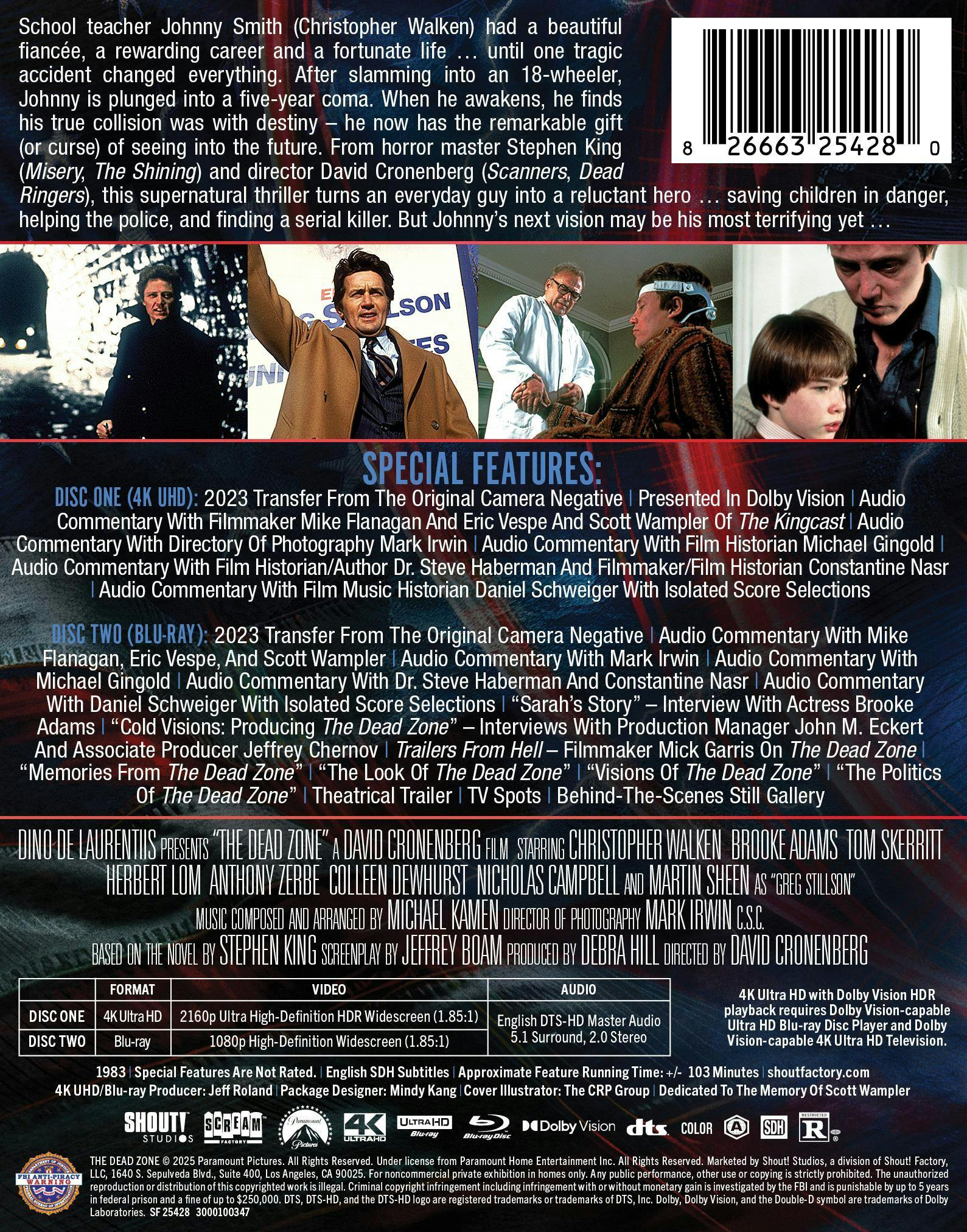 The Dead Zone (1983) (Limited Edition Steelbook 4K Ultra HD + Blu-ray) [UHD] - Image 3