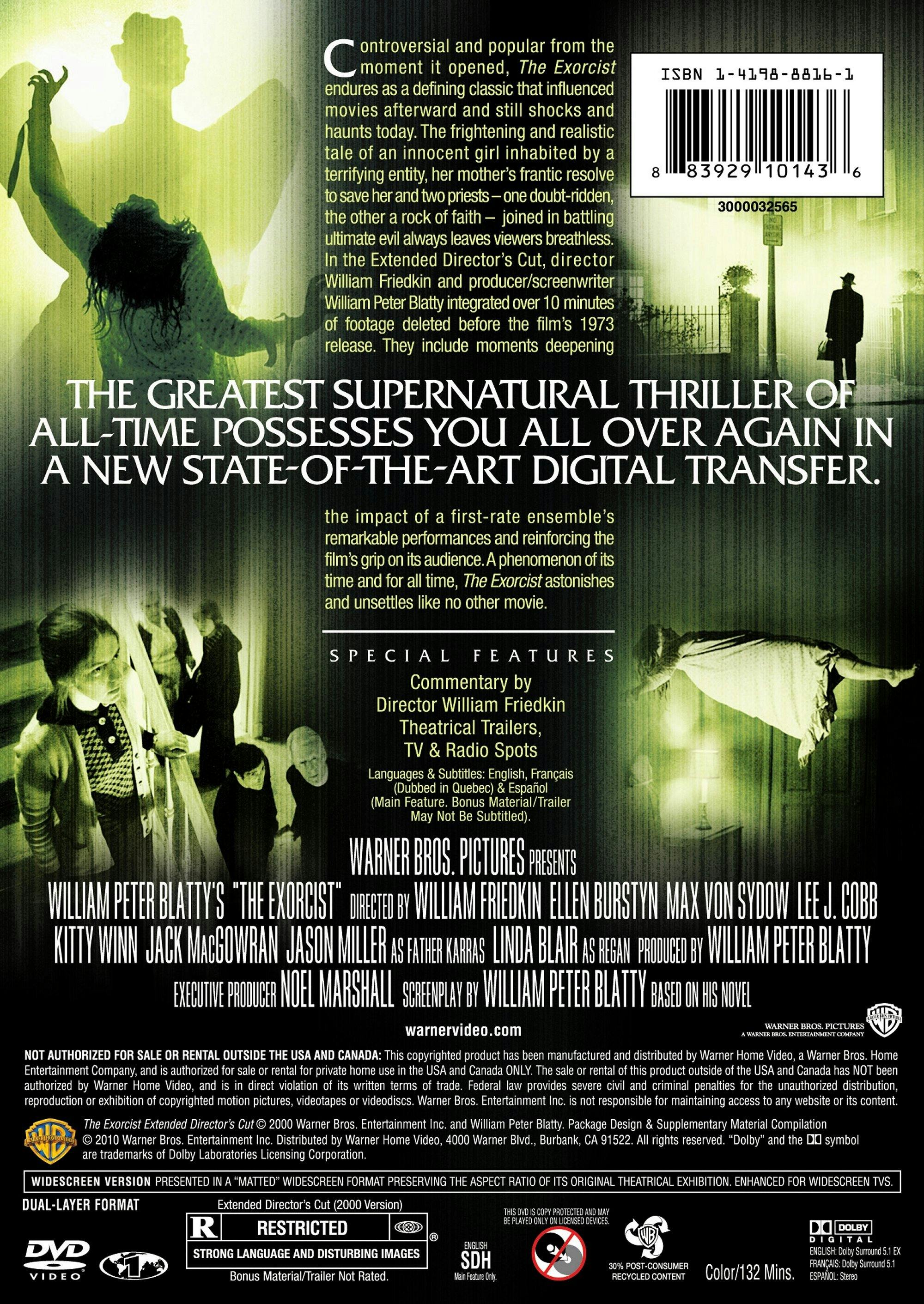 The Exorcist: Extended Director's Cut (DVD Director's Cut) [DVD] - Image 2