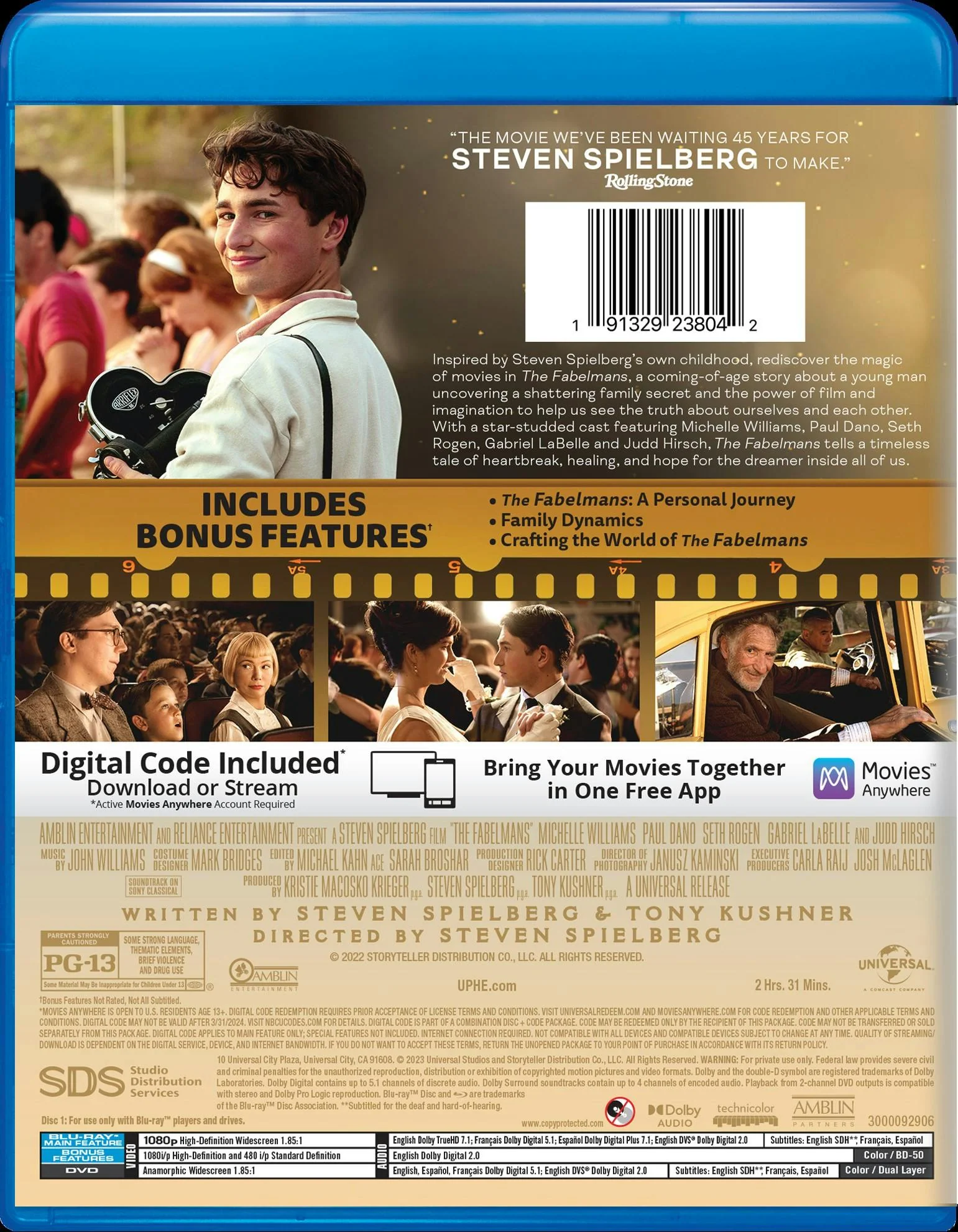 The Fabelmans (with DVD) [Blu-ray] - Image 3