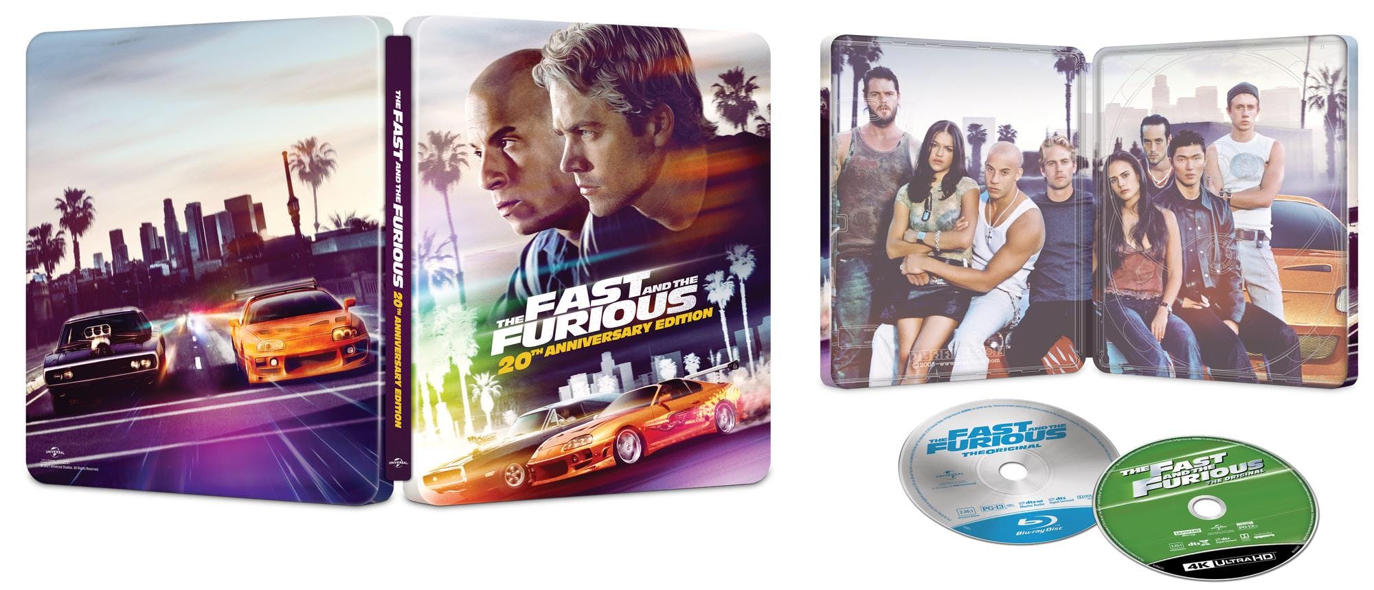 The Fast and the Furious - 20th Anniversary Limited Edition Steelbook (4K UHD + Blu-ray) [UHD] - Image 4