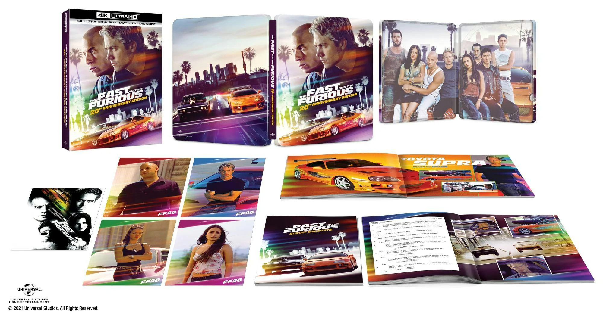 The Fast and the Furious - 20th Anniversary Limited Edition Steelbook (4K UHD + Blu-ray) [UHD] - Image 5