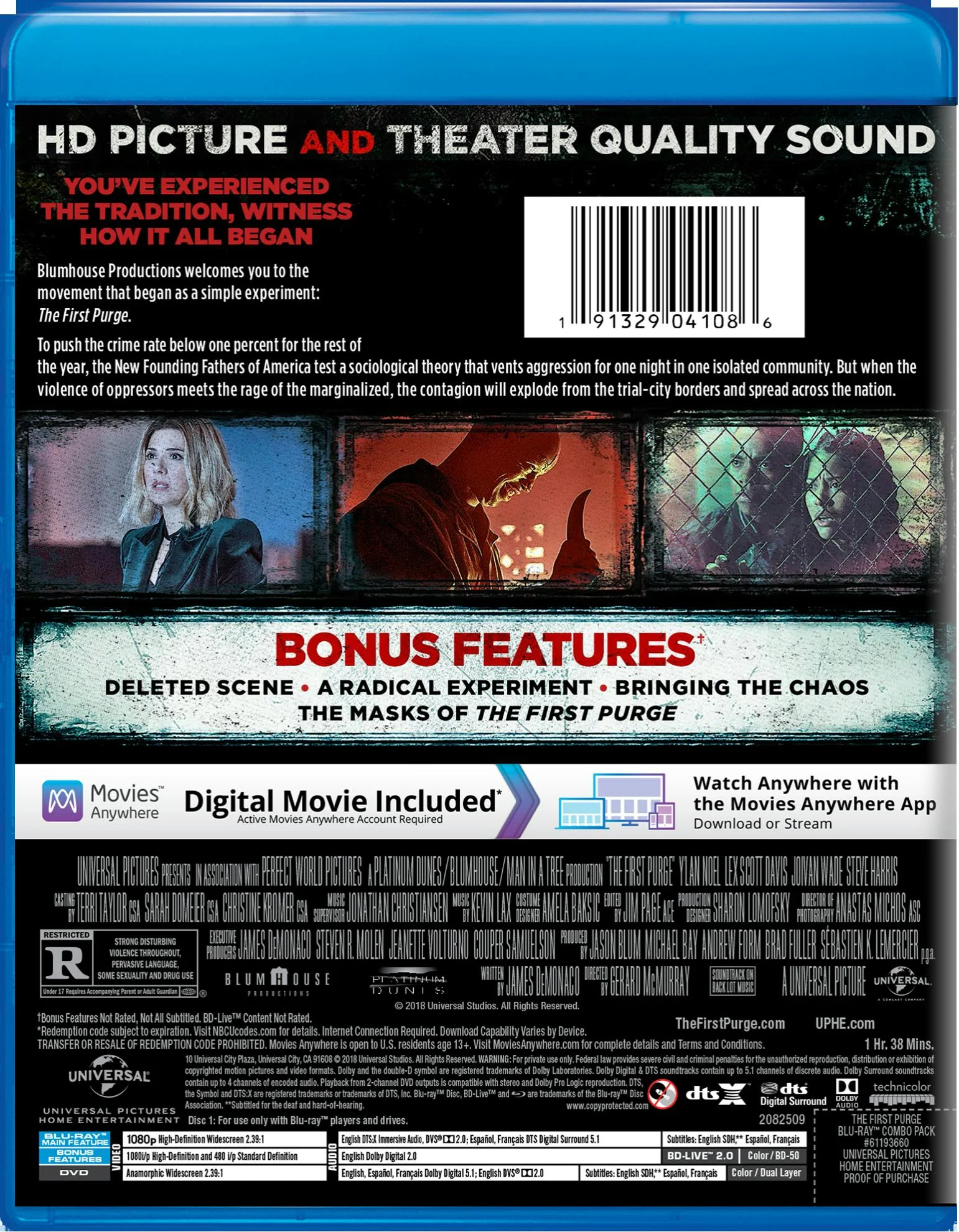 The First Purge (DVD + Digital) [Blu-ray] - Image 2