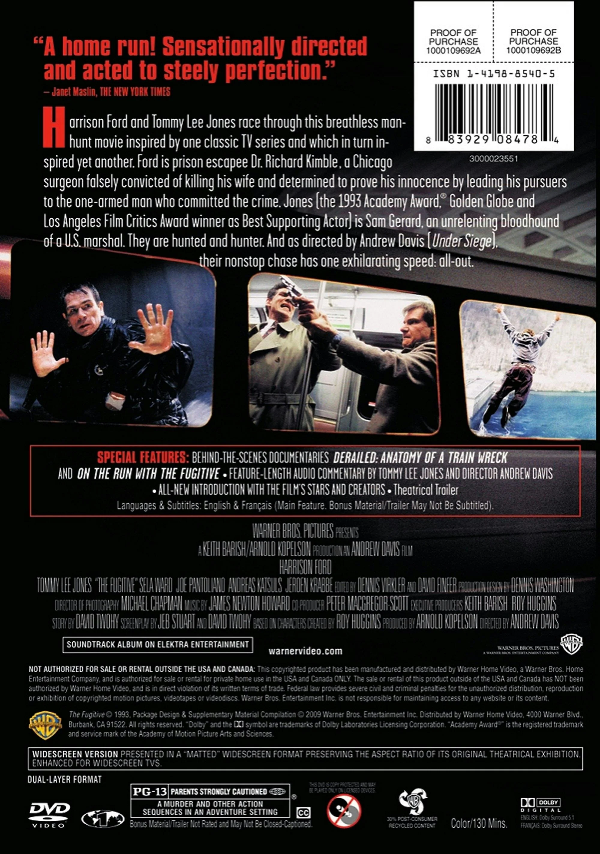 The Fugitive (DVD New Packaging) [DVD] - Image 2
