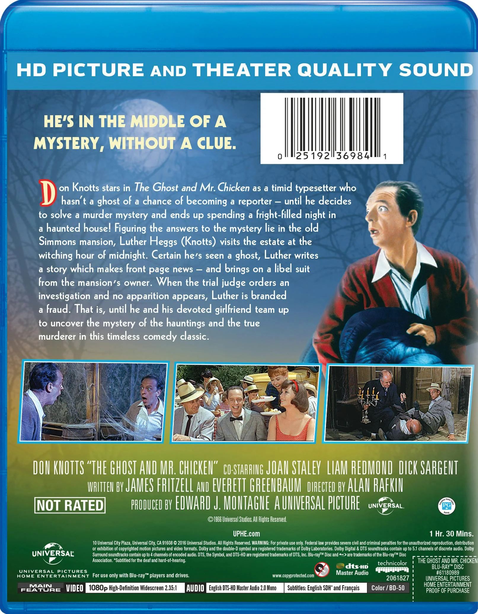 The Ghost and Mr. Chicken [Blu-ray] - Image 2
