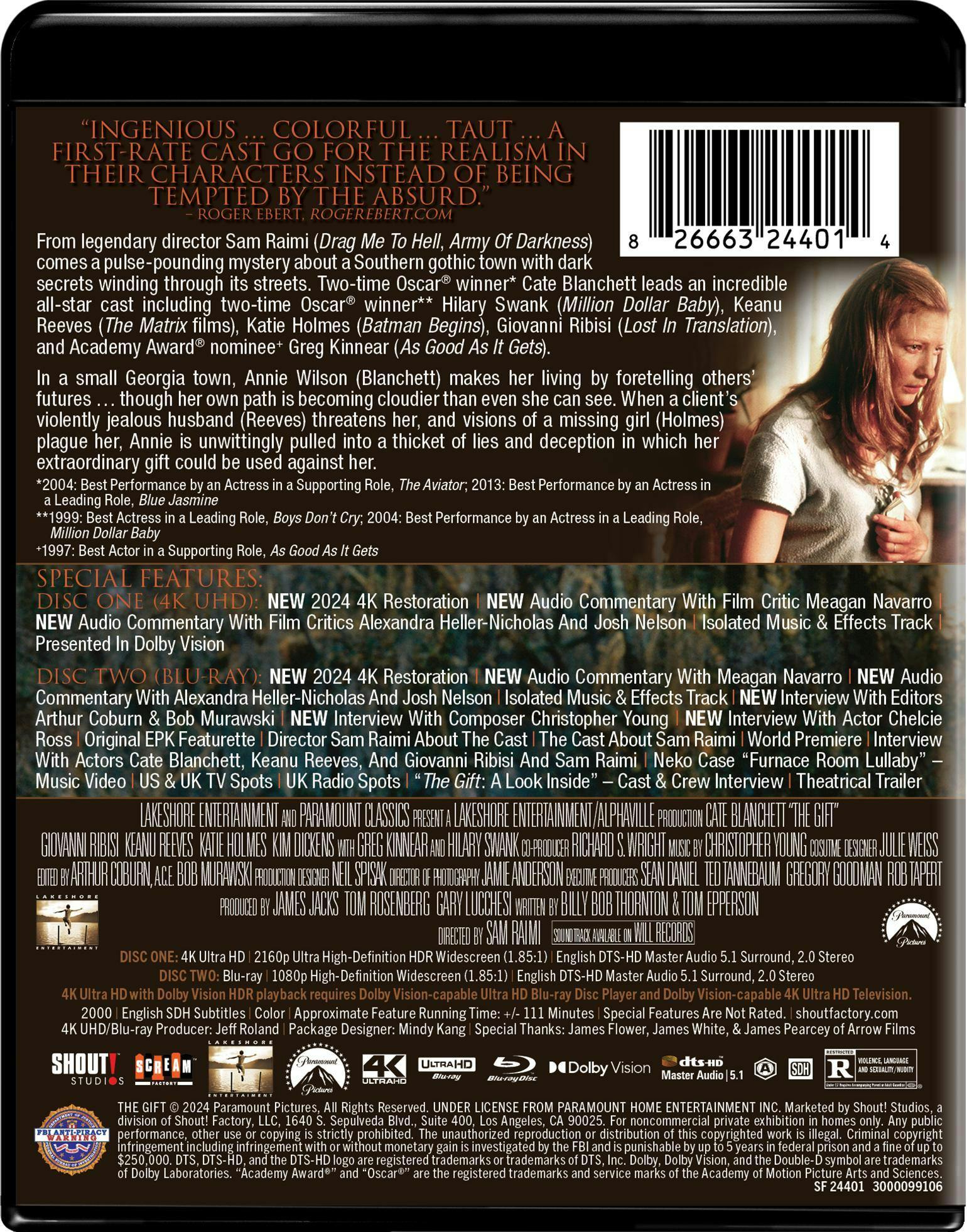 The Gift (2000) - Collector's Edition (4K Ultra HD + Blu-ray) [UHD] - Image 3