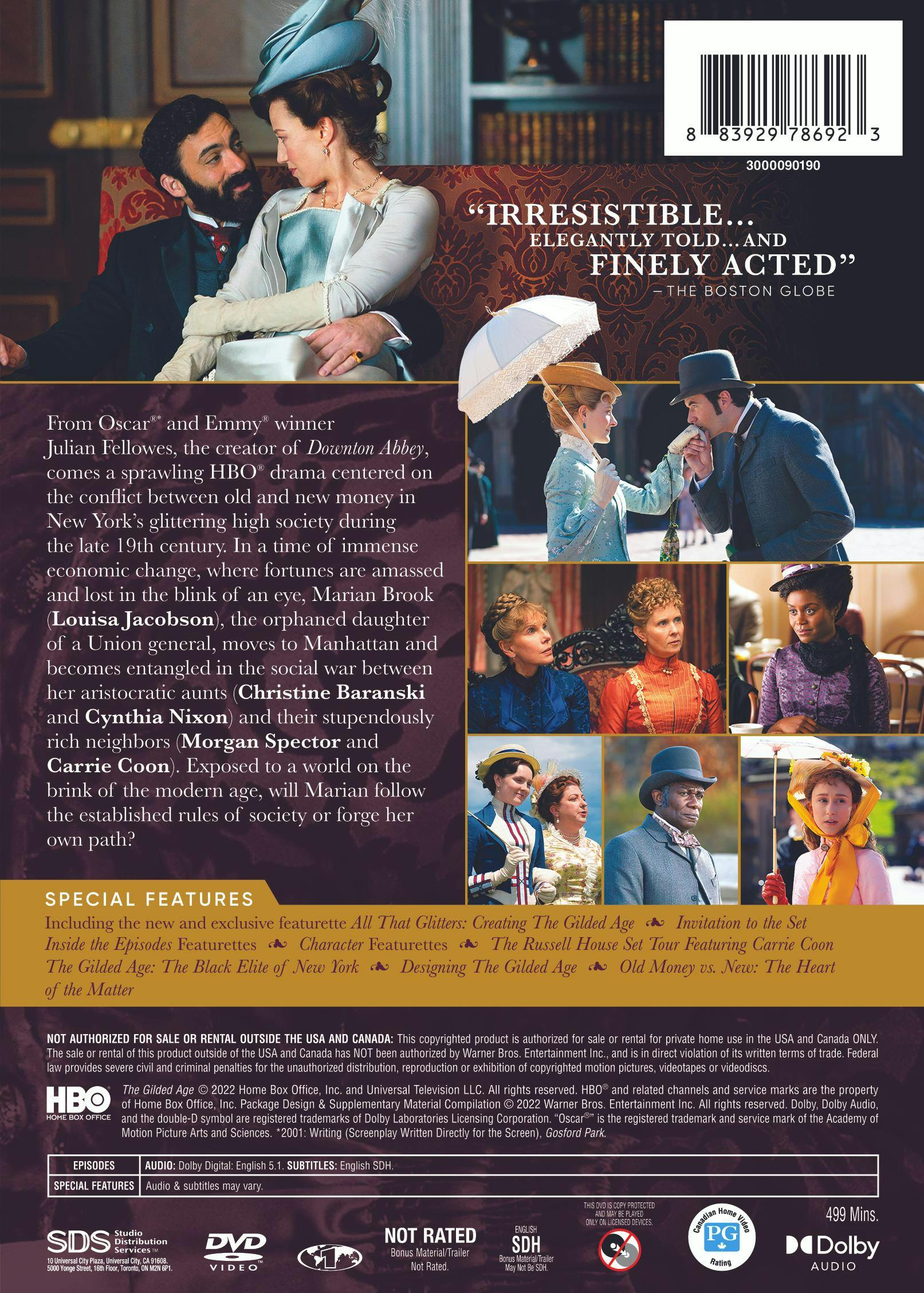 The Gilded Age: The Complete First Season [DVD] - Image 2