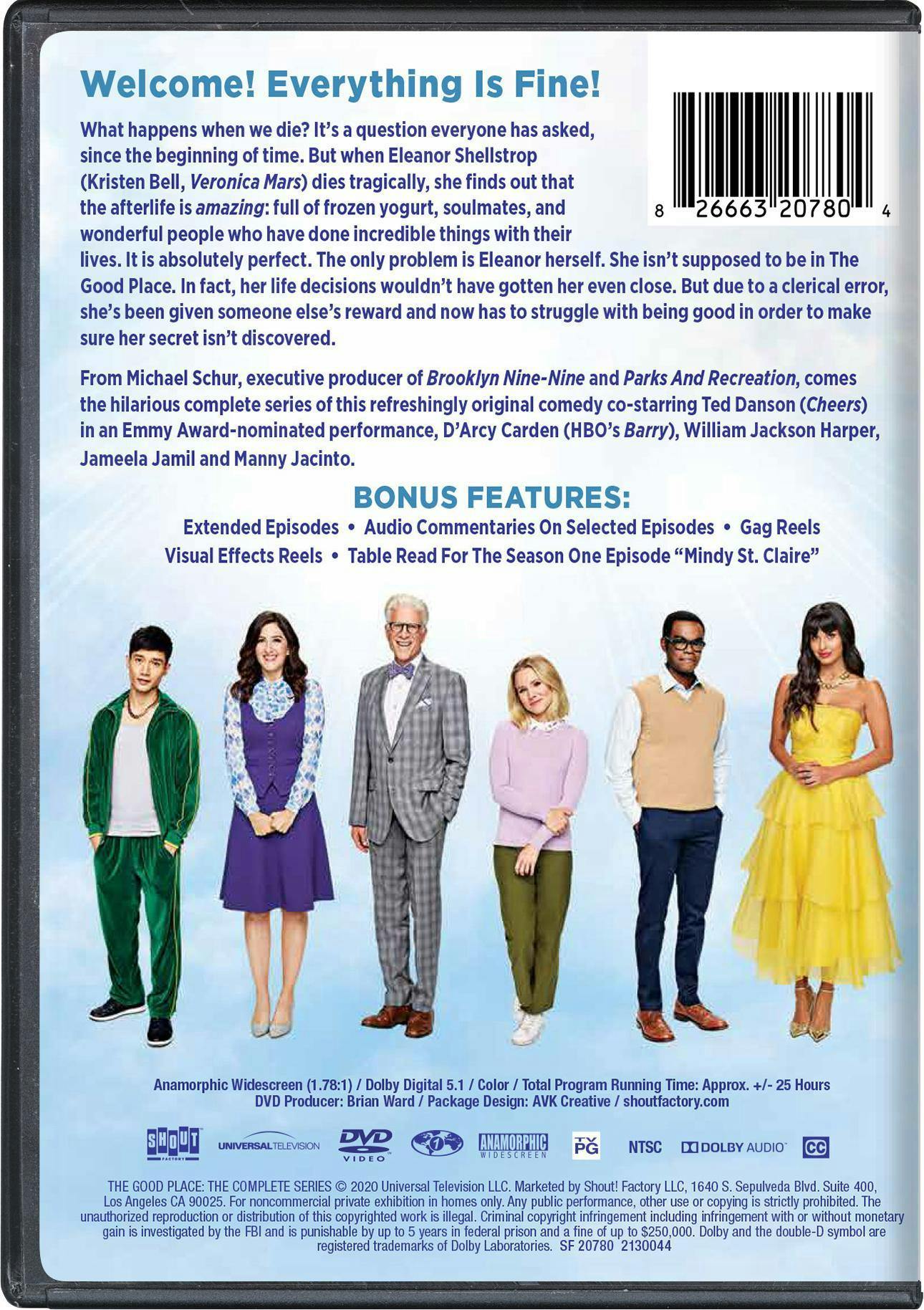 The Good Place: The Complete Series [DVD] - Image 3