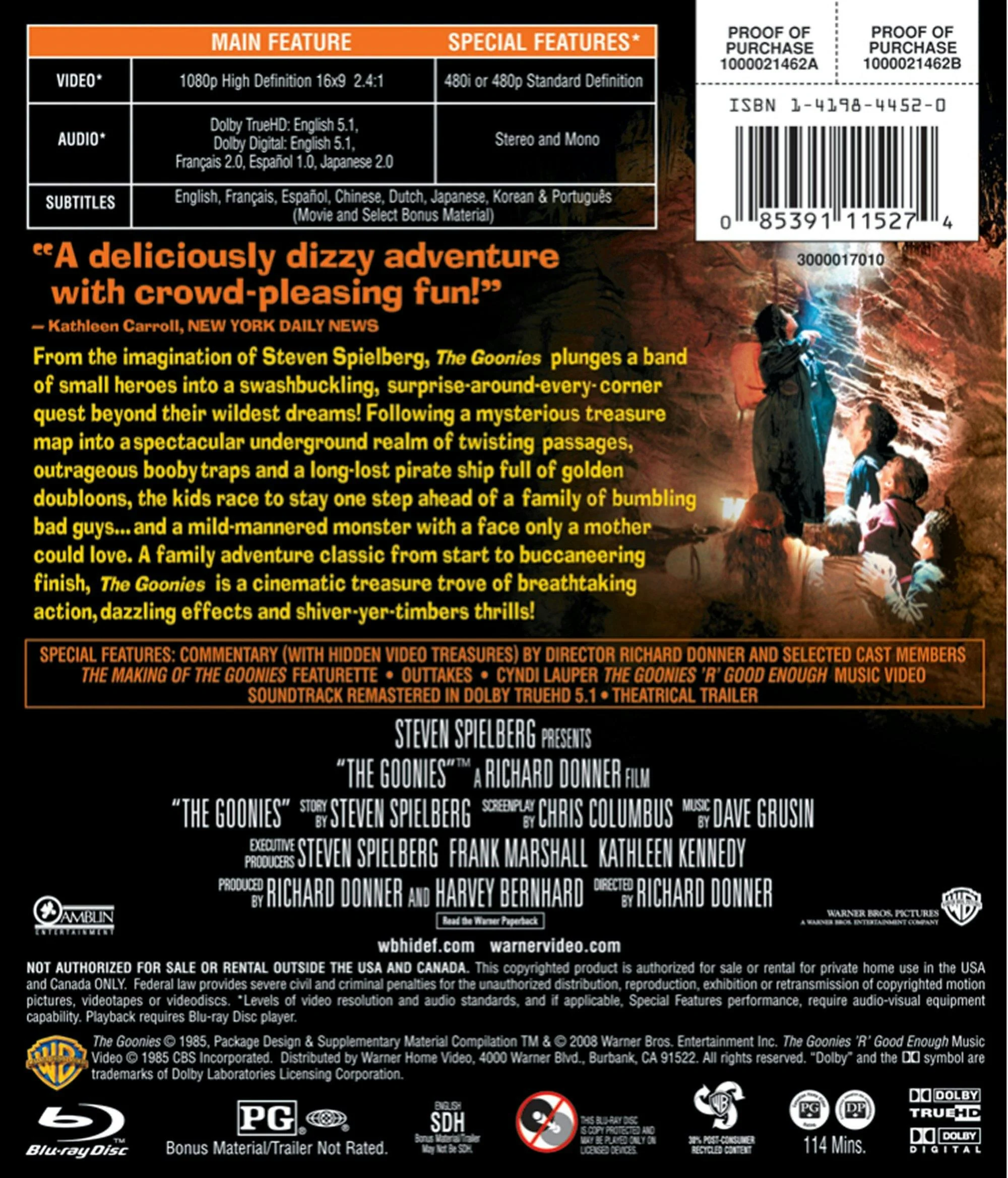The Goonies [Blu-ray] - Image 2