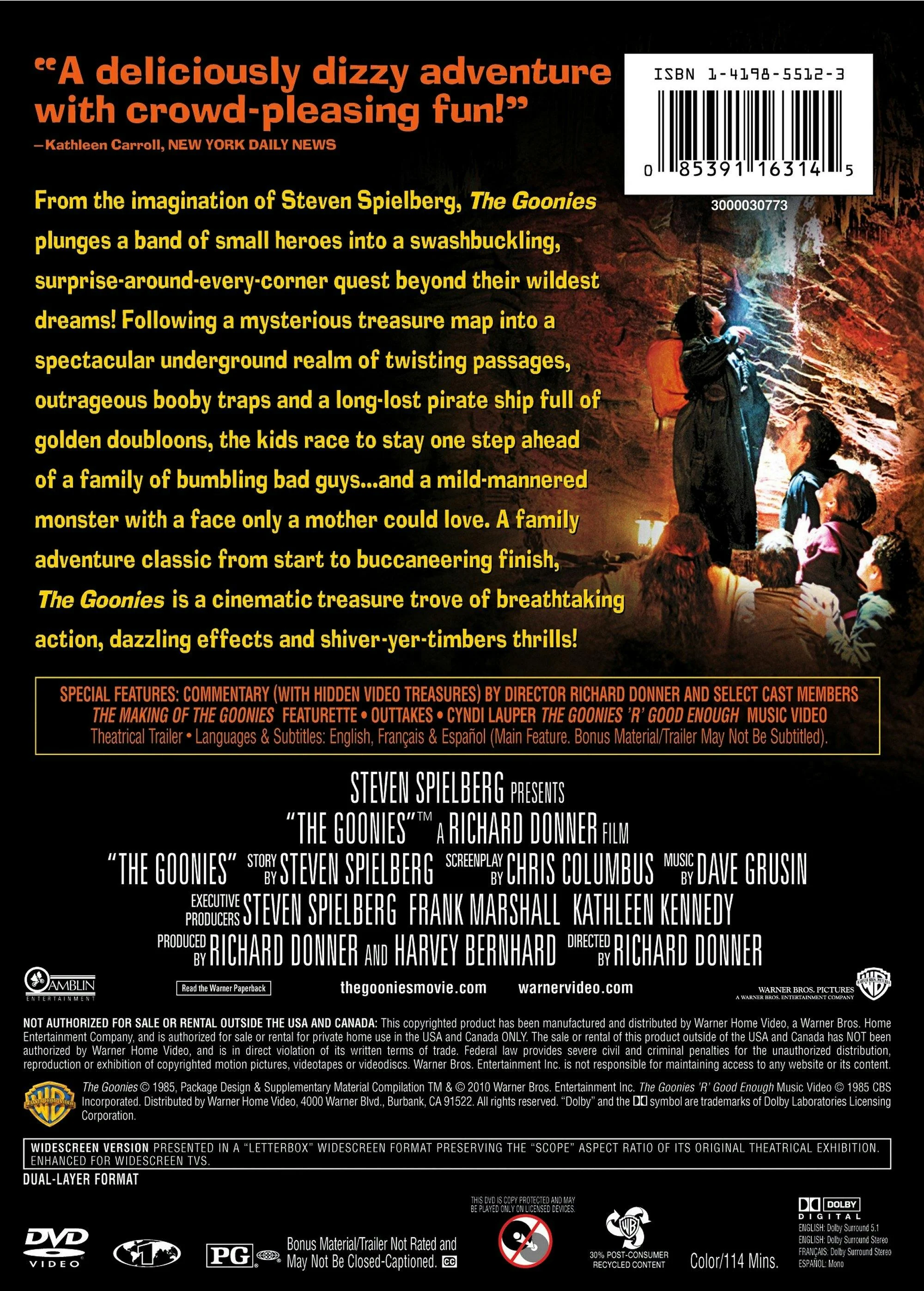 The Goonies (DVD New Box Art) [DVD] - Image 2