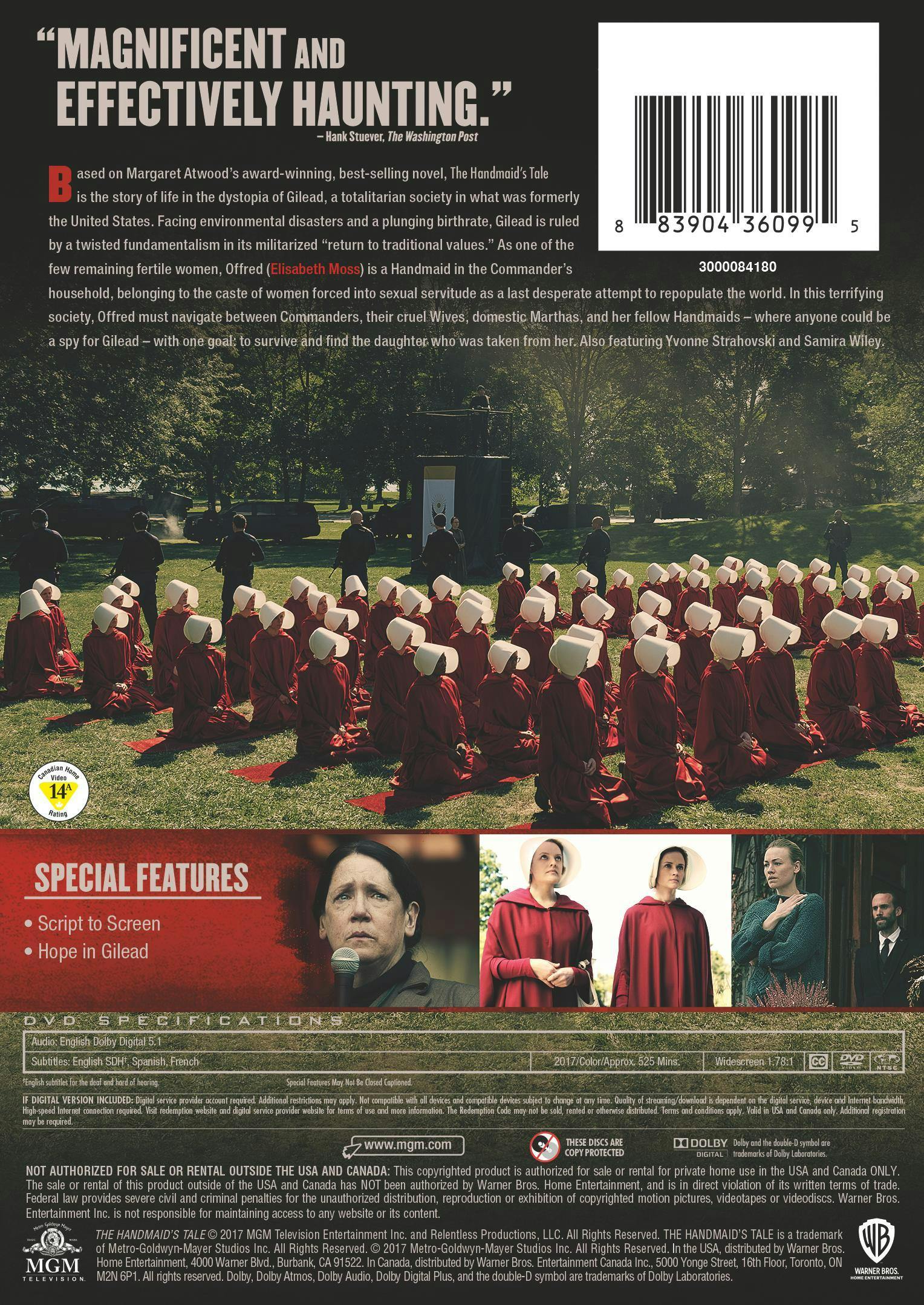The Handmaid's Tale: The Complete First Season (Box Set) [DVD] - Image 3