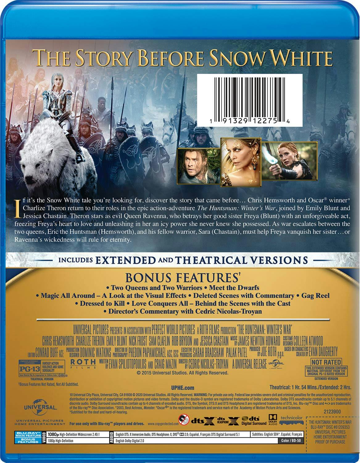 The Huntsman - Winter's War (Blu-ray New Box Art) [Blu-ray] - Image 2