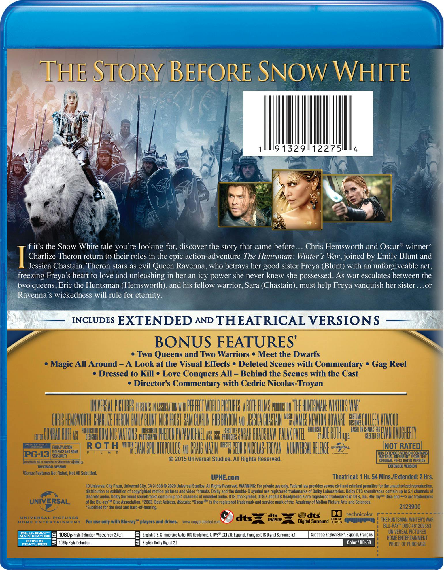 The Huntsman - Winter's War (Blu-ray New Box Art) [Blu-ray] - Image 3