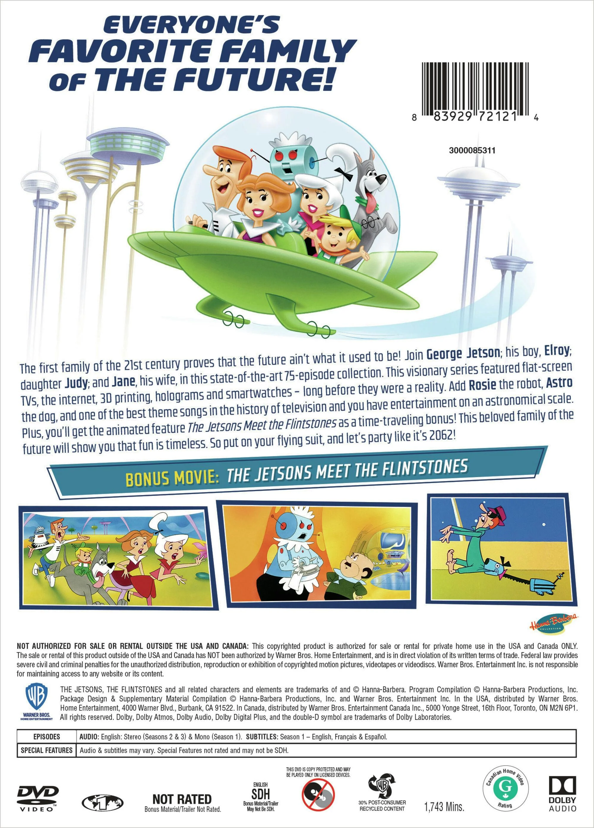The Jetsons: The Complete Series (Box Set) [DVD] - Image 2