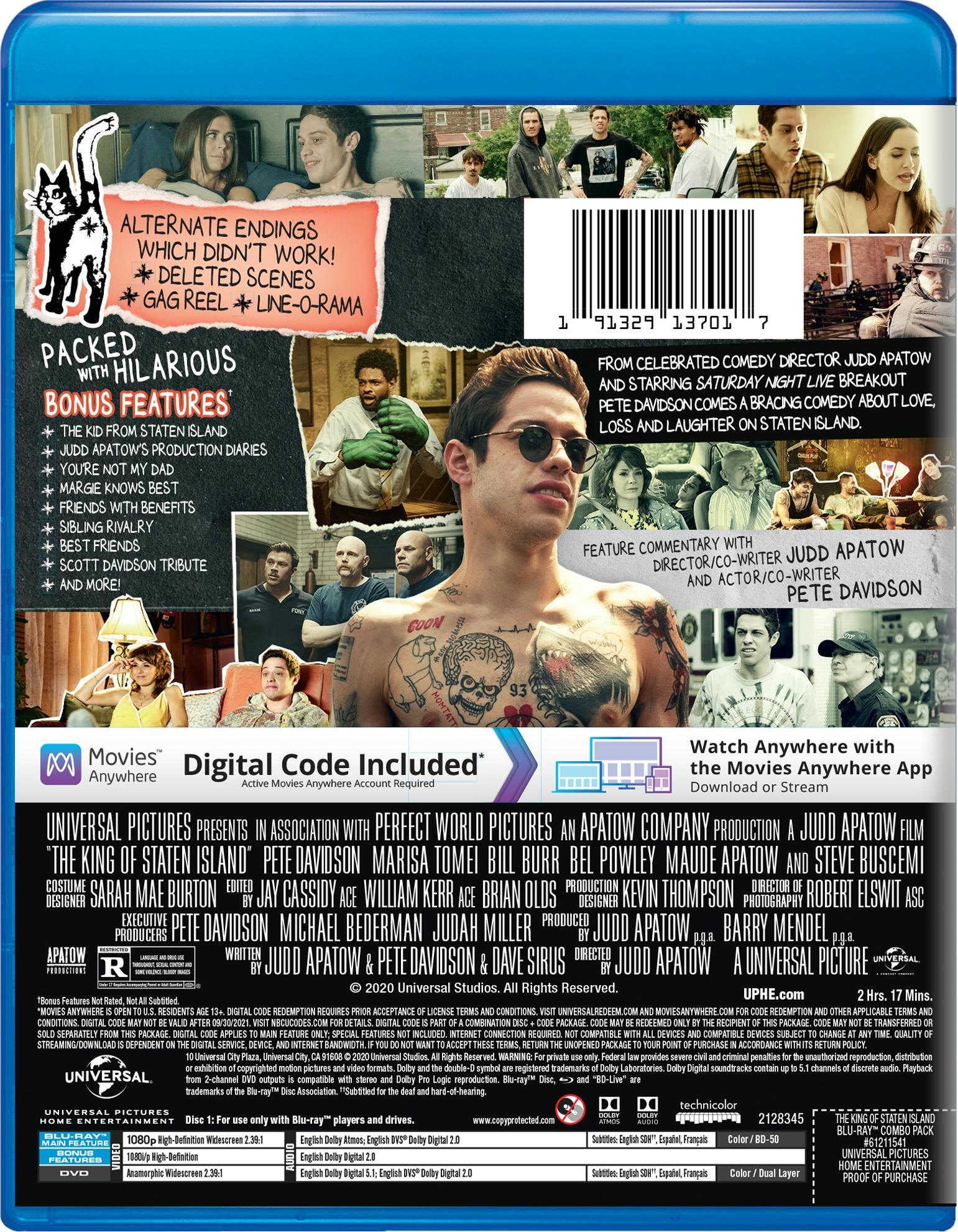 The King of Staten Island (DVD + Digital) [Blu-ray] - Image 3