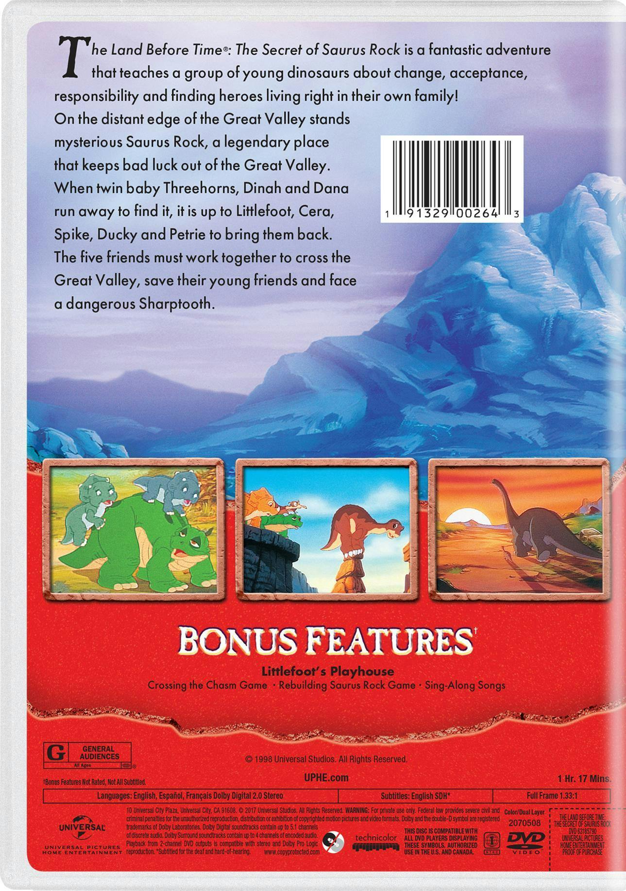 The Land Before Time 6 - The Secret of Saurus Rock [DVD] - Image 2