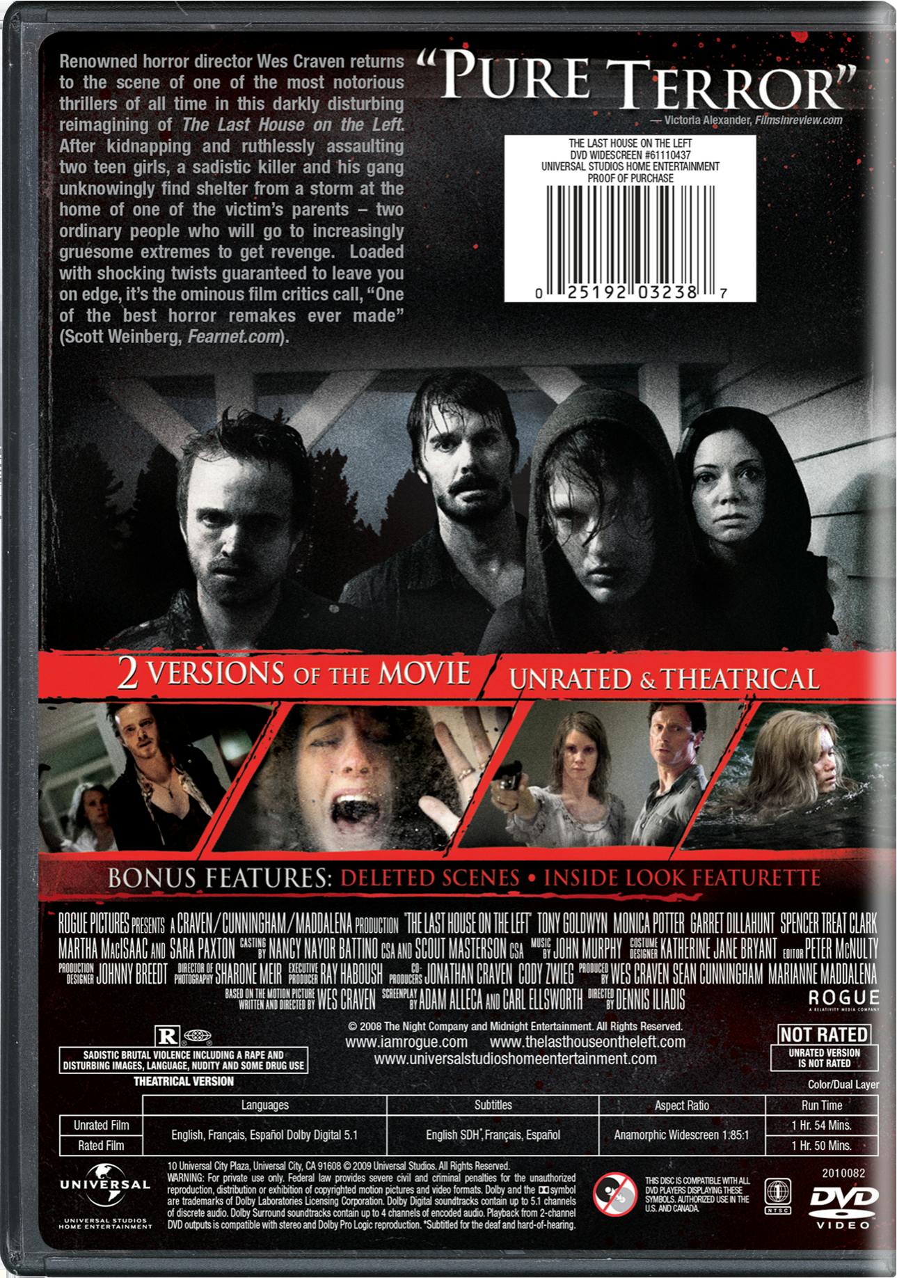 The Last House On the Left (DVD Unrated) [DVD] - Image 2