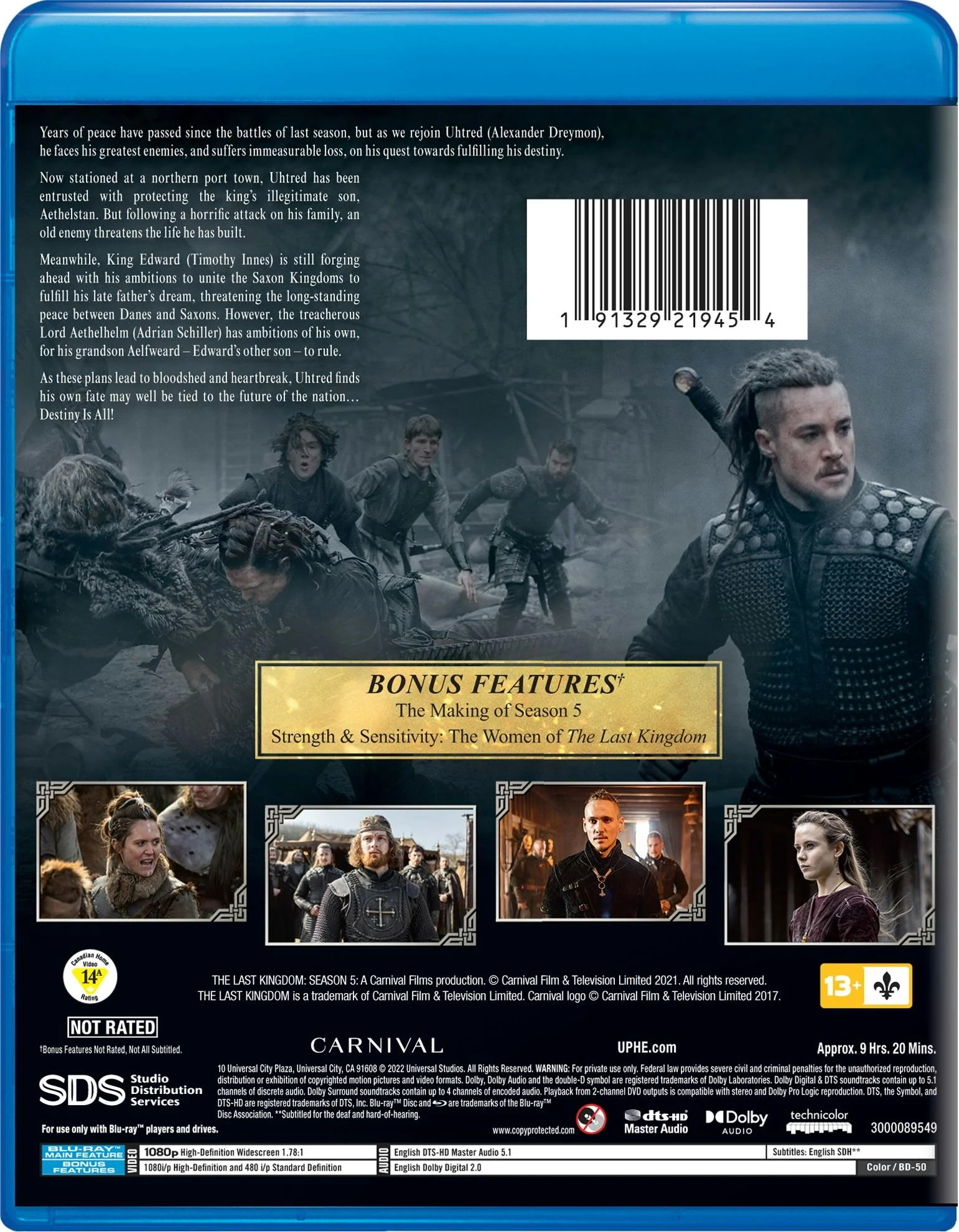 The Last Kingdom: Season Five (Box Set) [Blu-ray] - Image 3