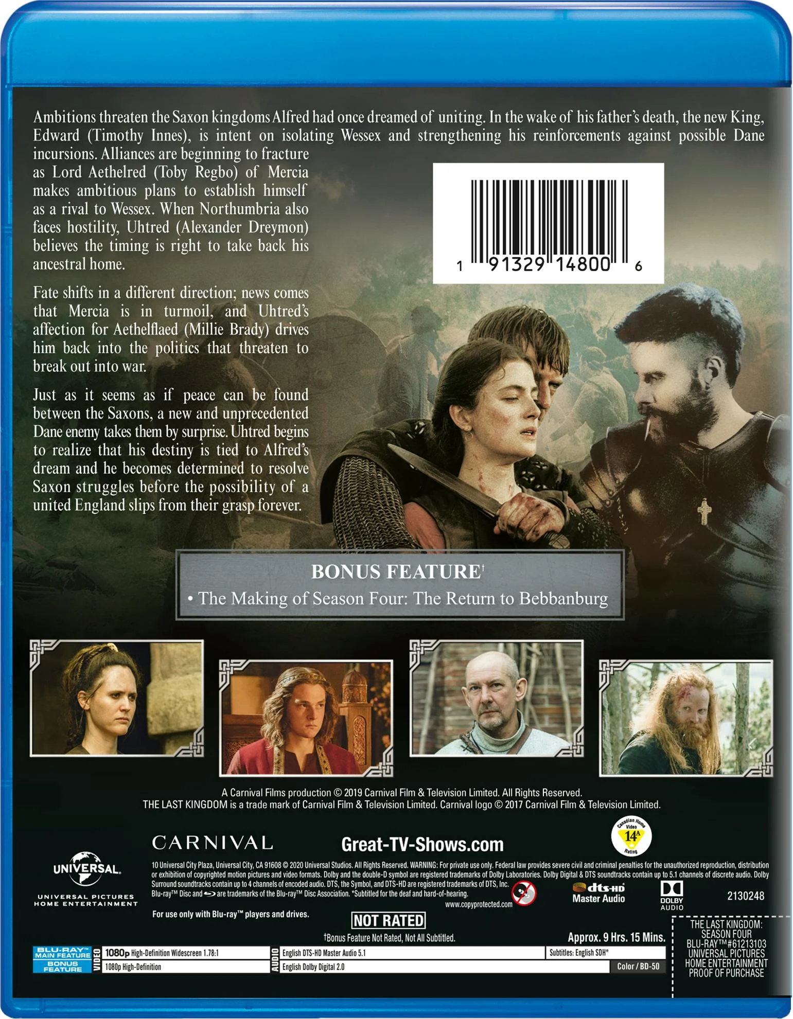 The Last Kingdom: Season Four [Blu-ray] - Image 2
